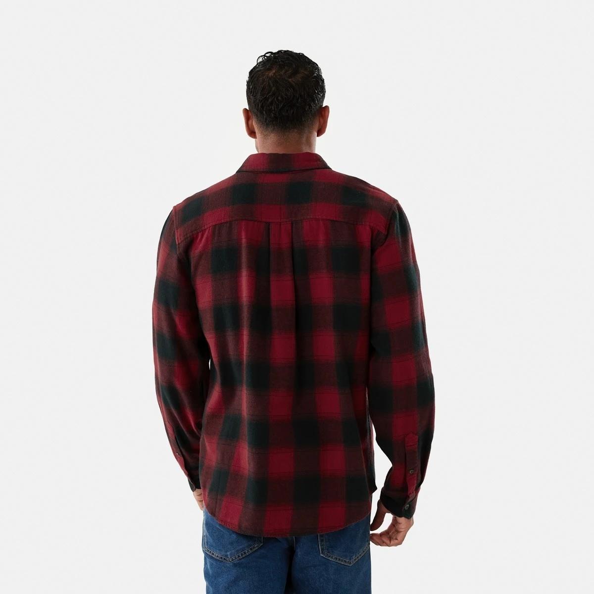 3 Long Sleeve Buffalo Check Shirt Red Check, 3 of 7