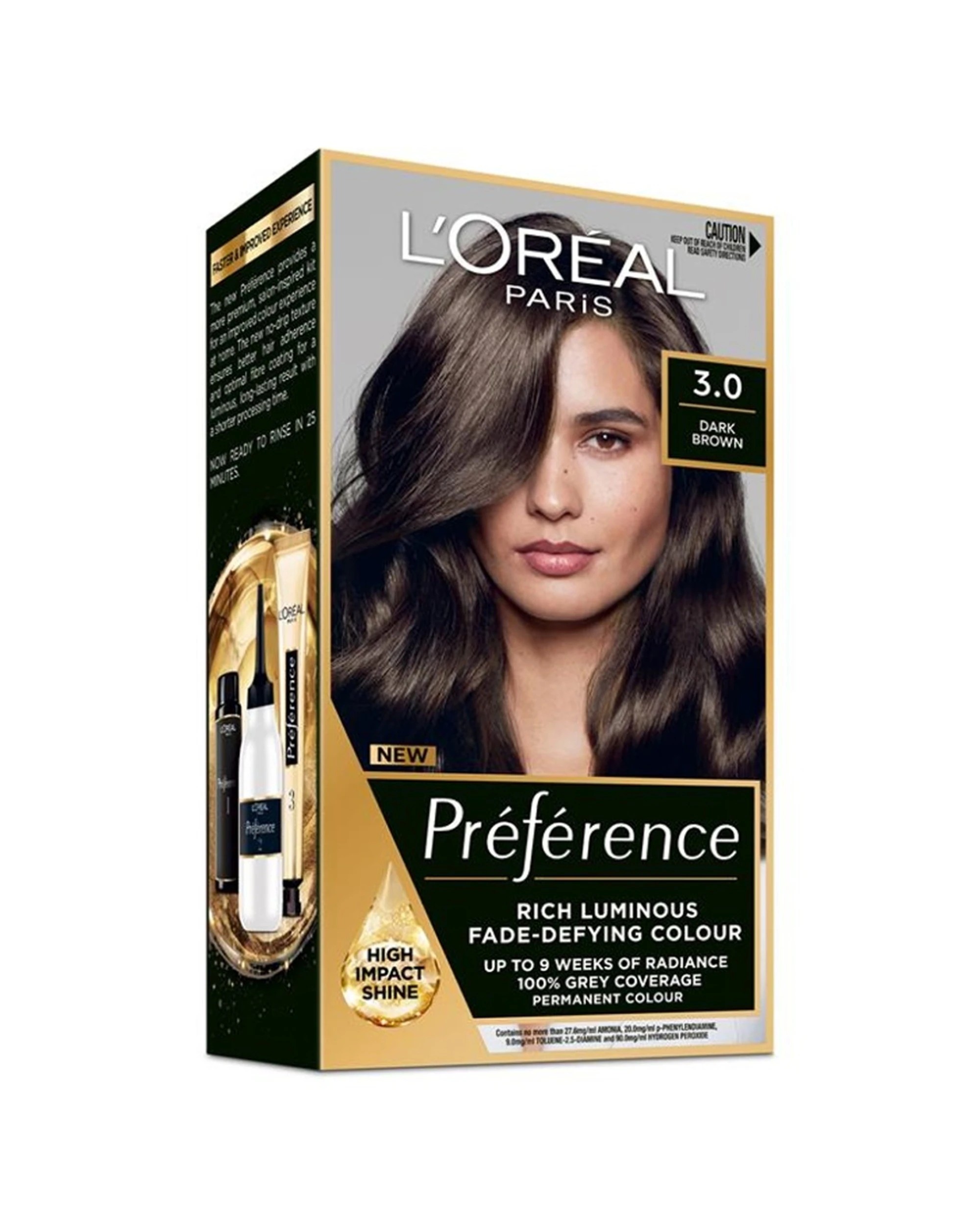 1 Loreal Preference 3 Darkest Brown - Brown, 1 of 1