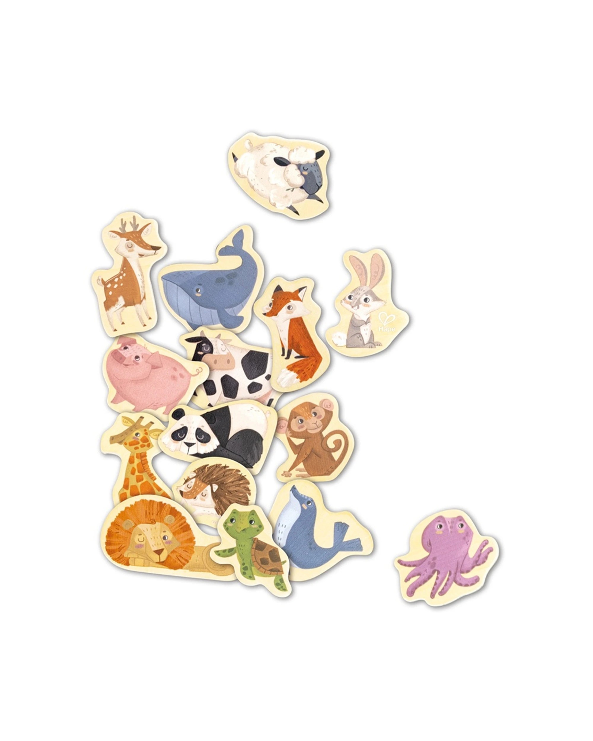 3 Hape 30pc Magnetic Animals Set Animal Magnets For Easel Fridge Kids - Multi, 3 of 4