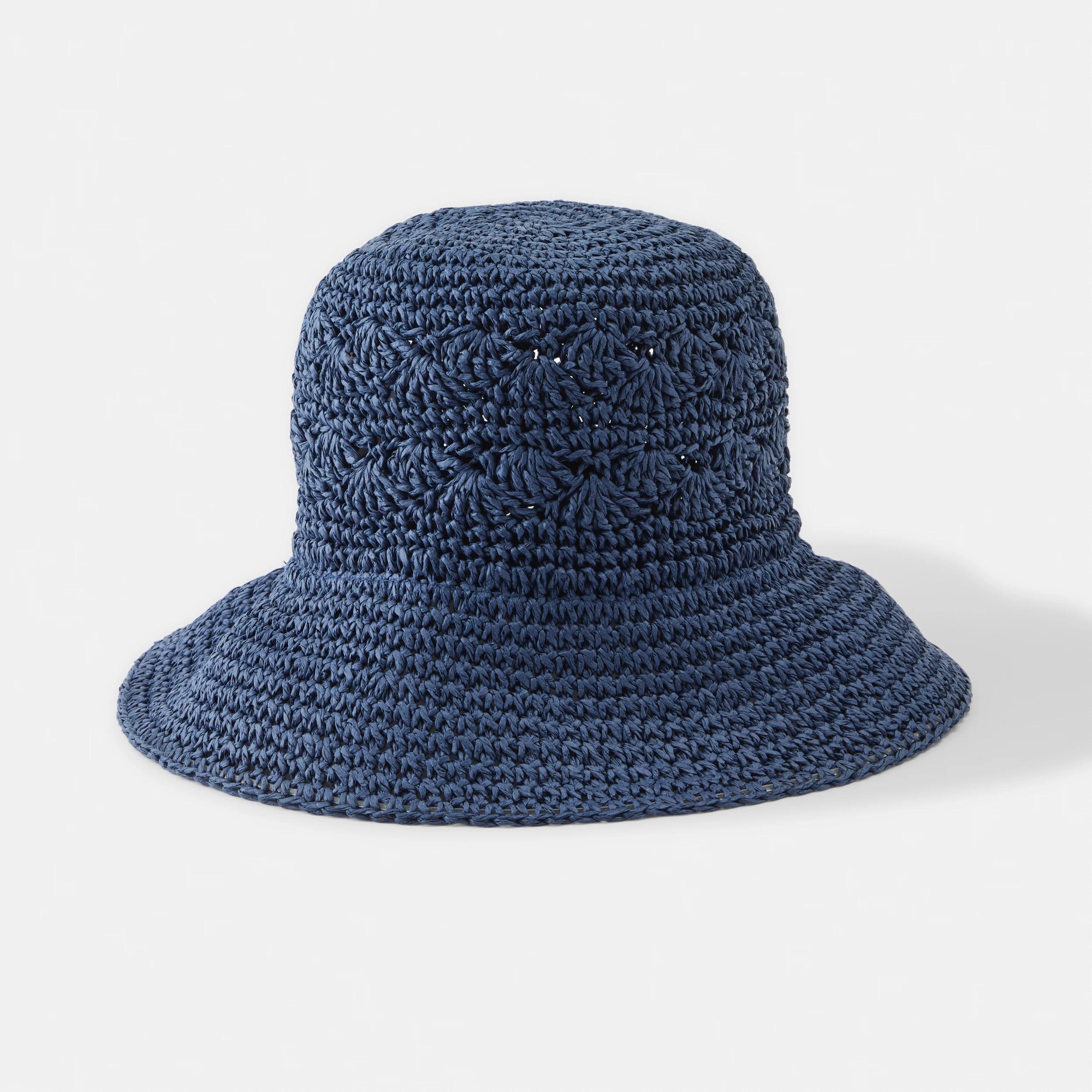 1 Crochet Bucket Hat Navy Blaze, 1 of 2