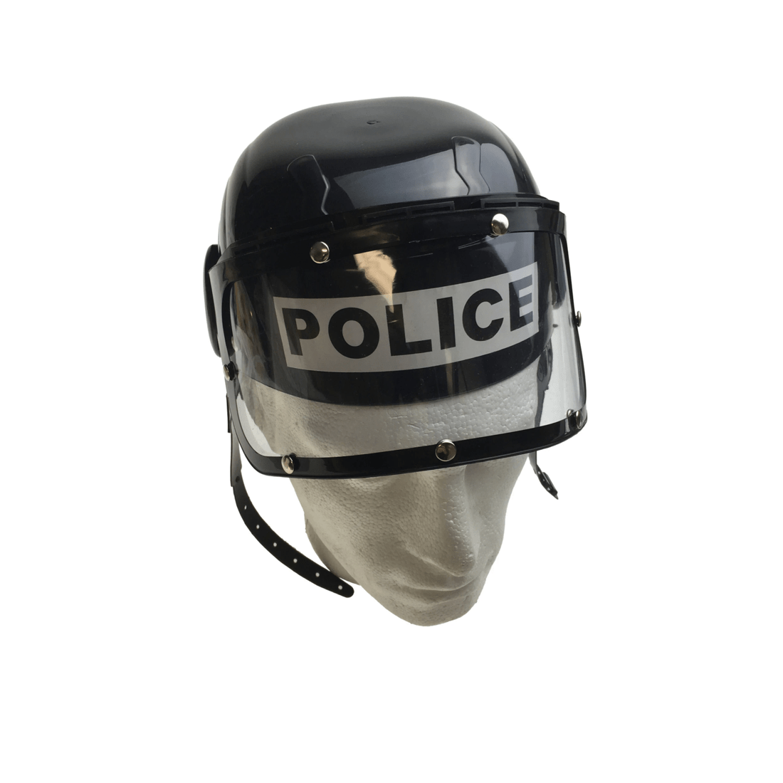 2 BR Costumes Police Hat Costume with Clear Visor and Adjustable Strap, 2 of 7