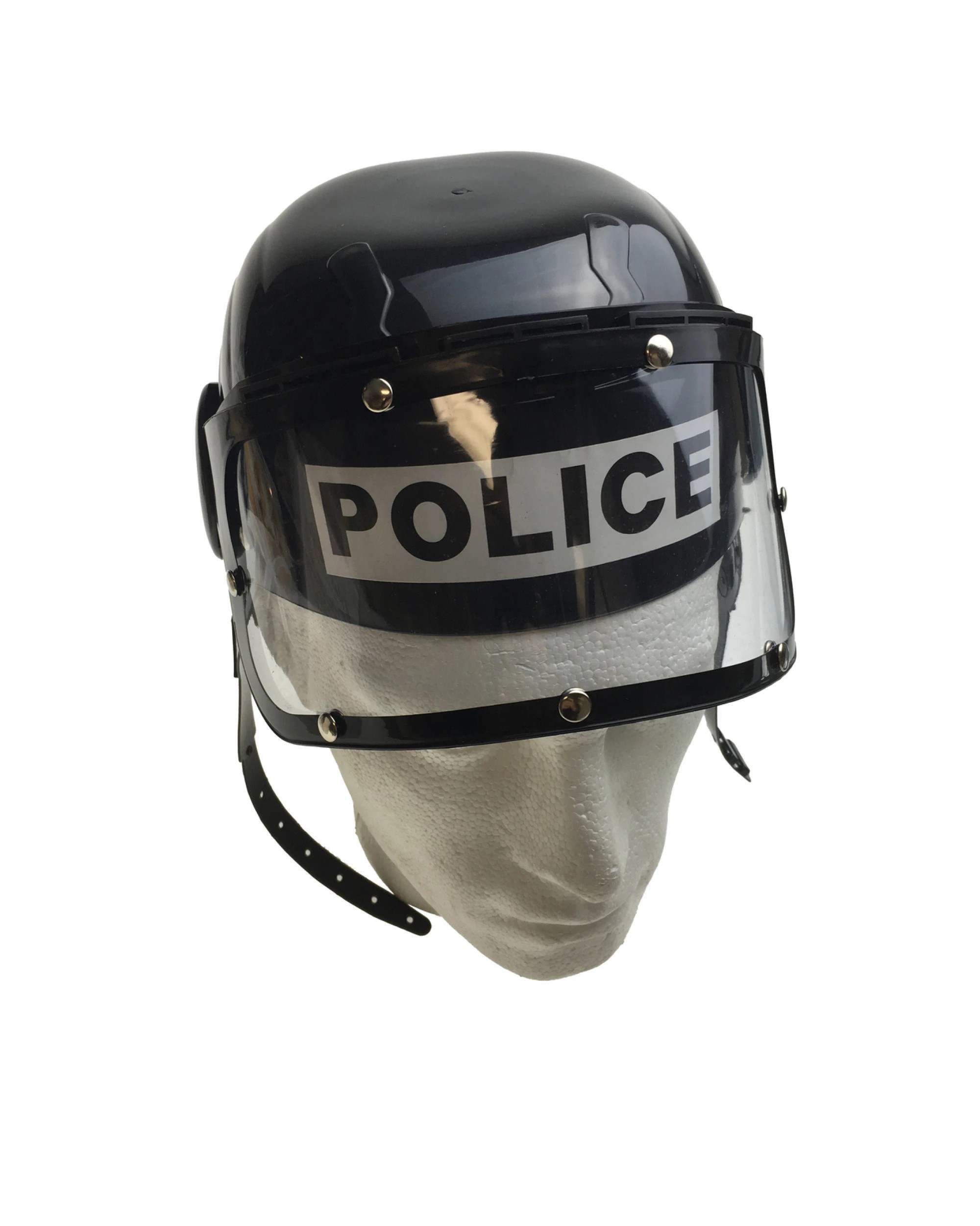 2 BR Costumes Police Hat Costume with Clear Visor and Adjustable Strap, 2 of 7