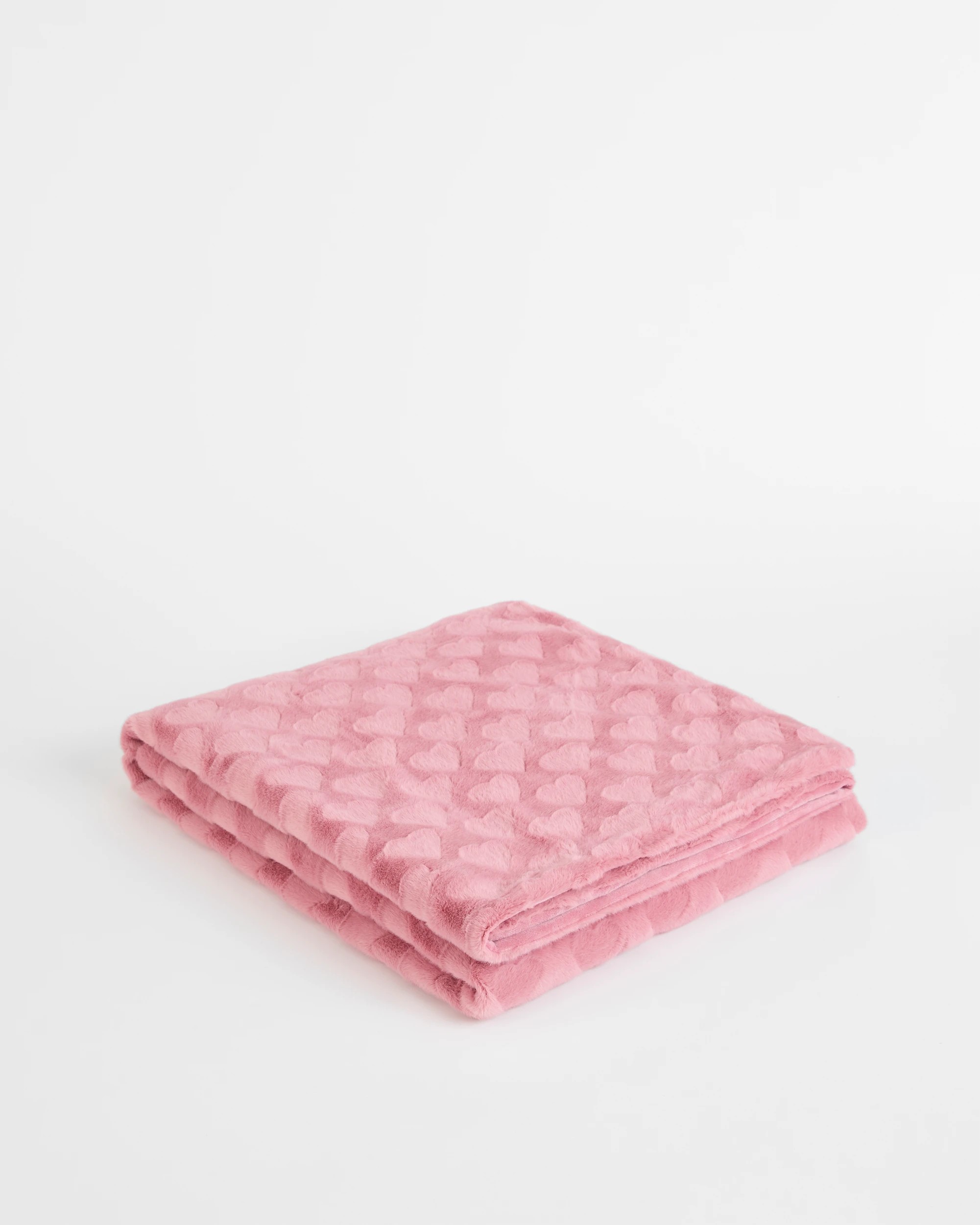 1 Target Nessa Heart Throw - Queen Bed - Pink, 1 of 3
