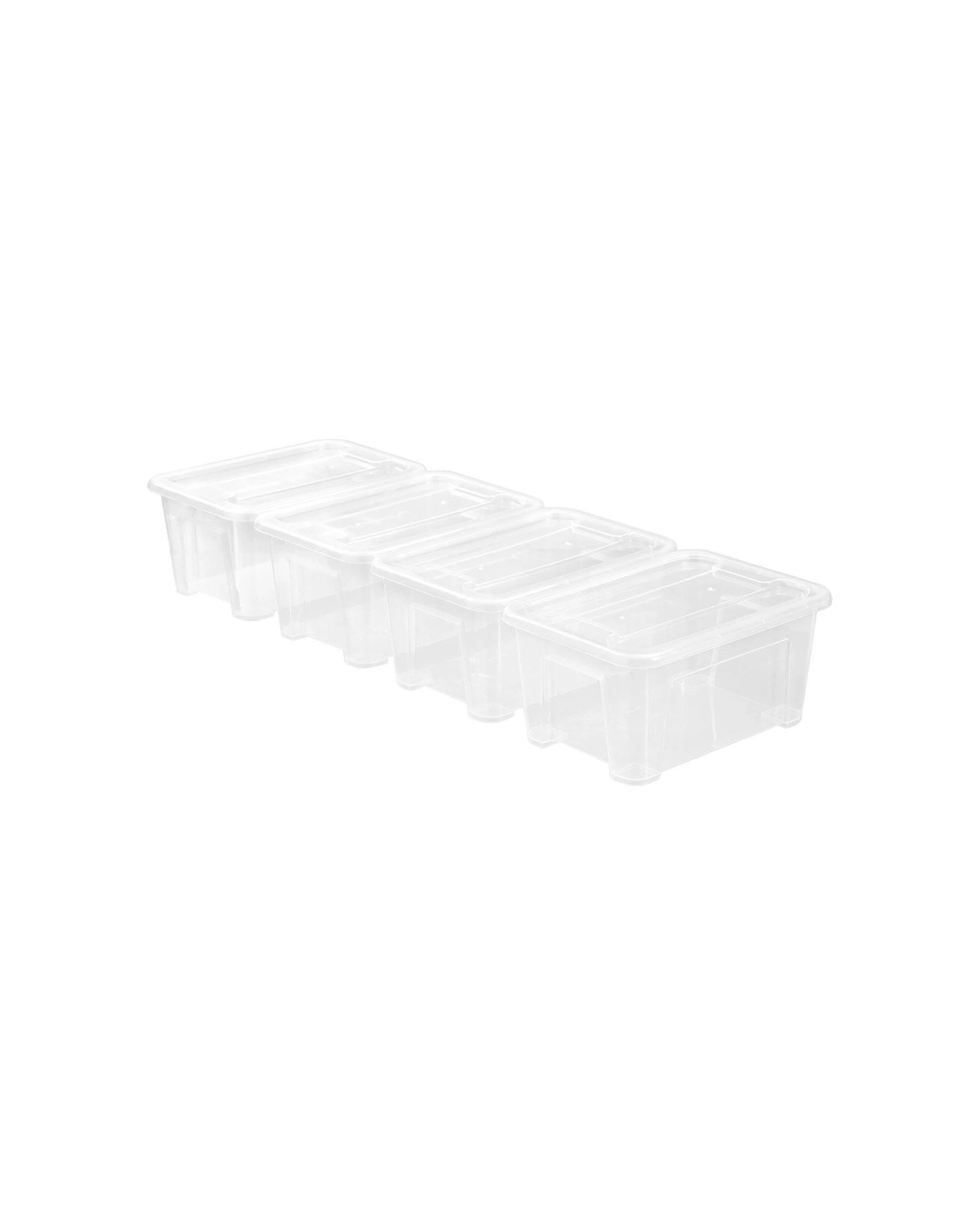 5 Boxsweden Nic-Nac Storage Container Essentials 5L Pack Of 4 Durable Material
 - plain, 5 of 7