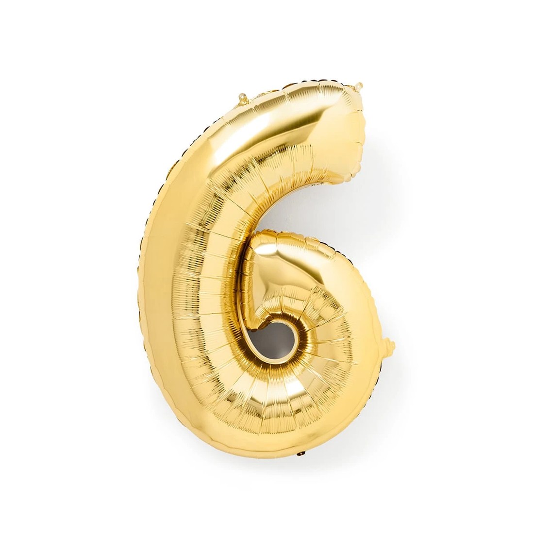 1 Gold Look Giant Number 6 Foil Balloon, 1 of 5