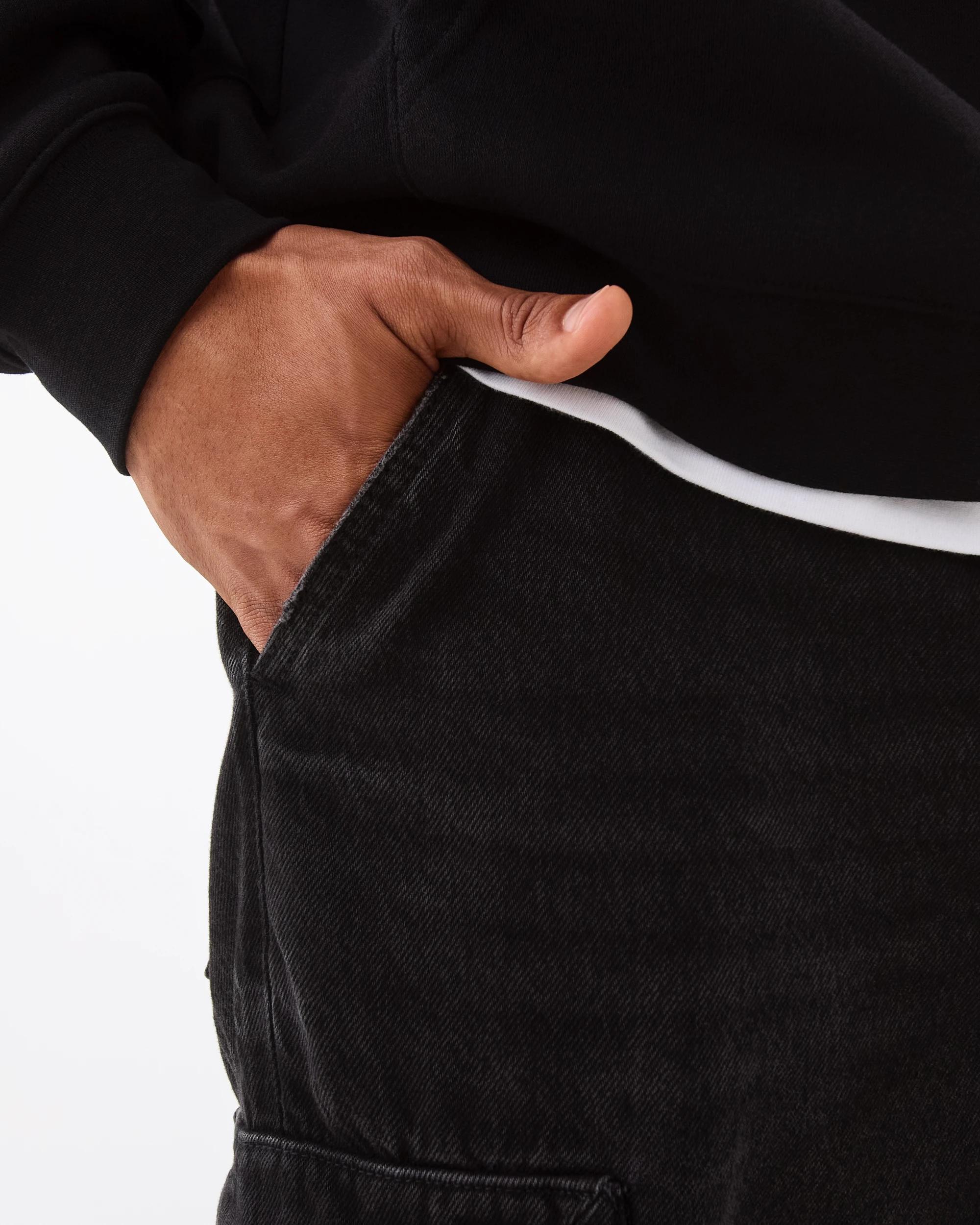 5 Baggy Cargo Jeans Black Wash, 5 of 9