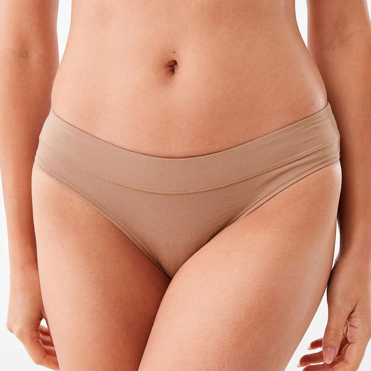 3 3 Pack Bamboo Blend Bikini Briefs GREY HAZINESS, STEEL GREY, SOFT CLAY, 3 of 8