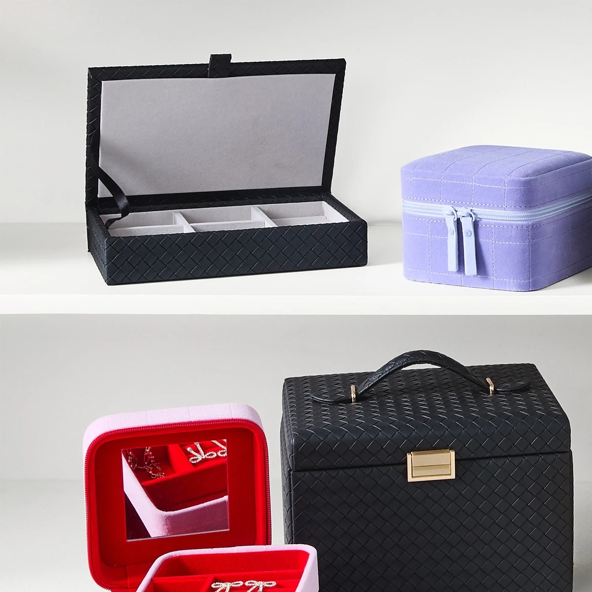 8 Weave Jewellery Storage - Black, 8 of 8