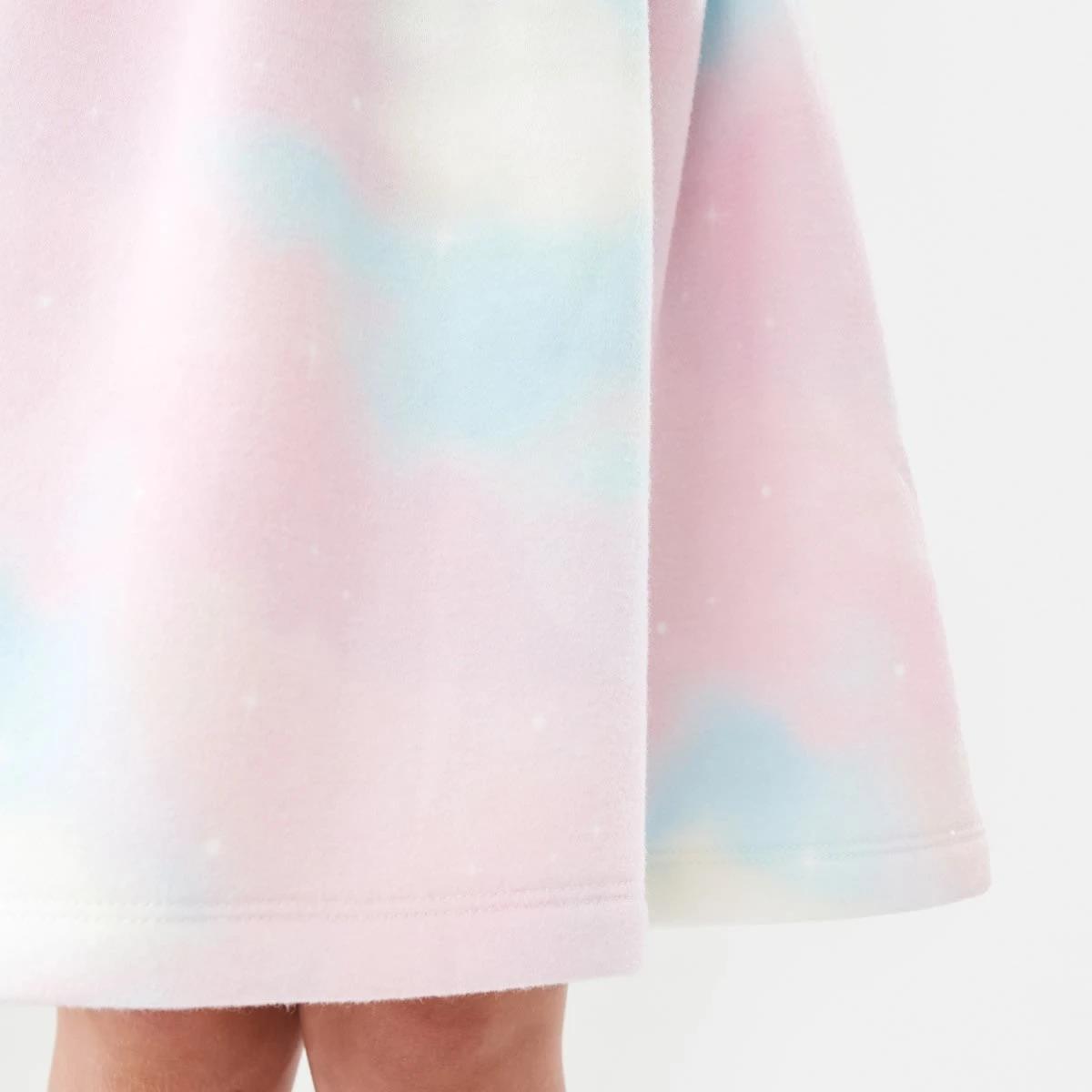 5 Printed Fleece Dress Galaxy, 5 of 9
