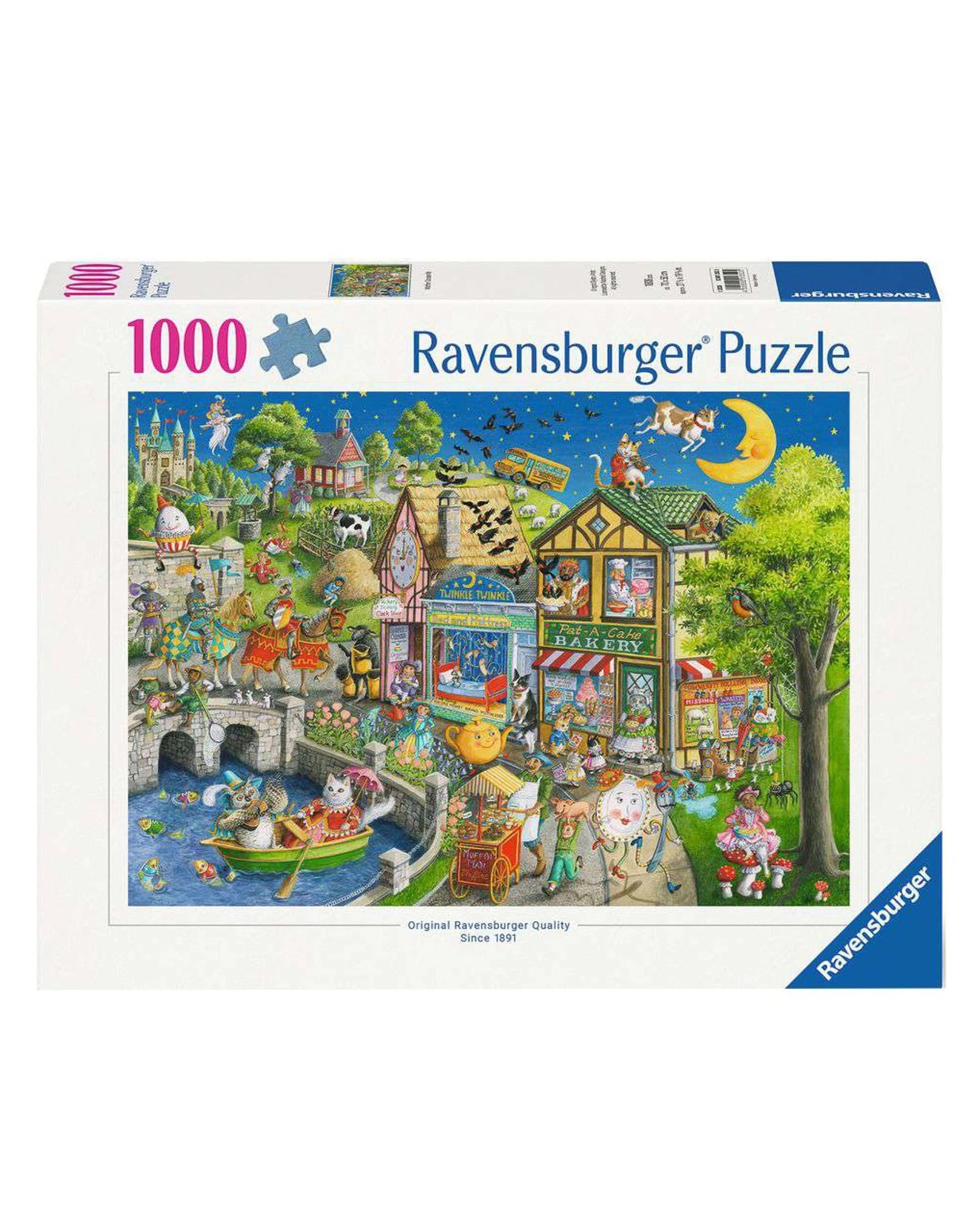 1 Ravensburger Mother Gooseville 1000 Piece Jigsaw Puzzle, 1 of 2