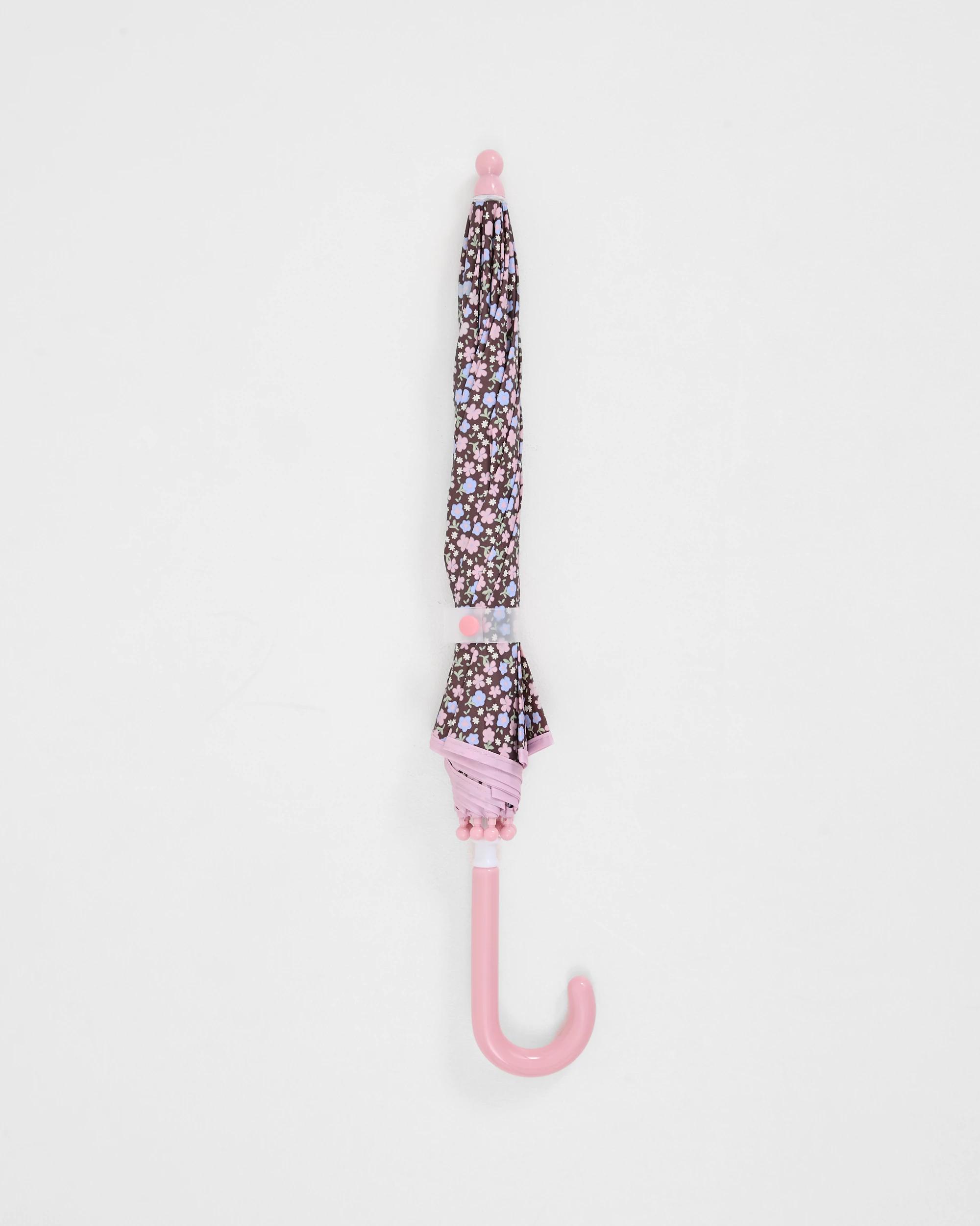 2 Target Kids Ditsy Flower Umbrella PURPLE, 2 of 3