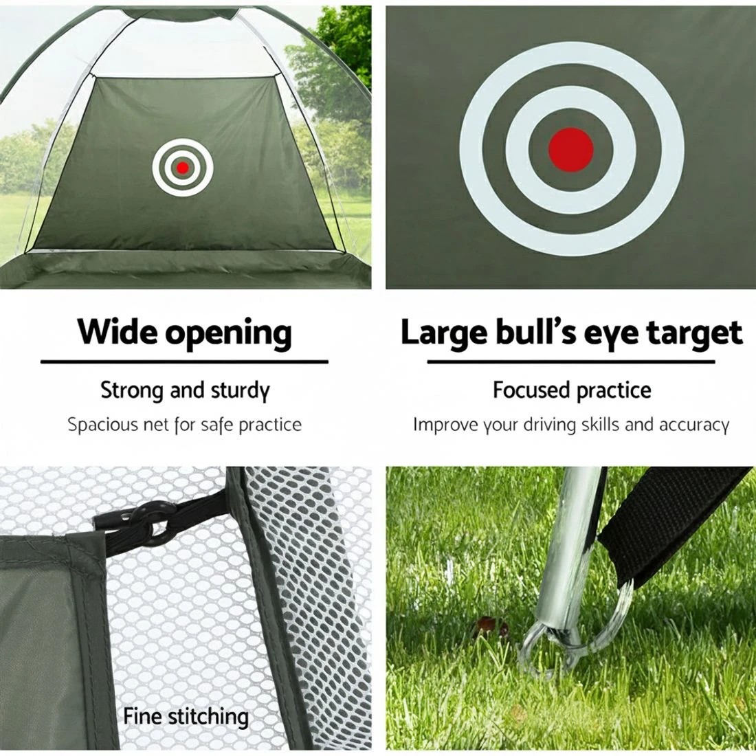 5 Everfit 3M Golf Practice Net And Training Mat Set Driving Target - Multi, 5 of 6