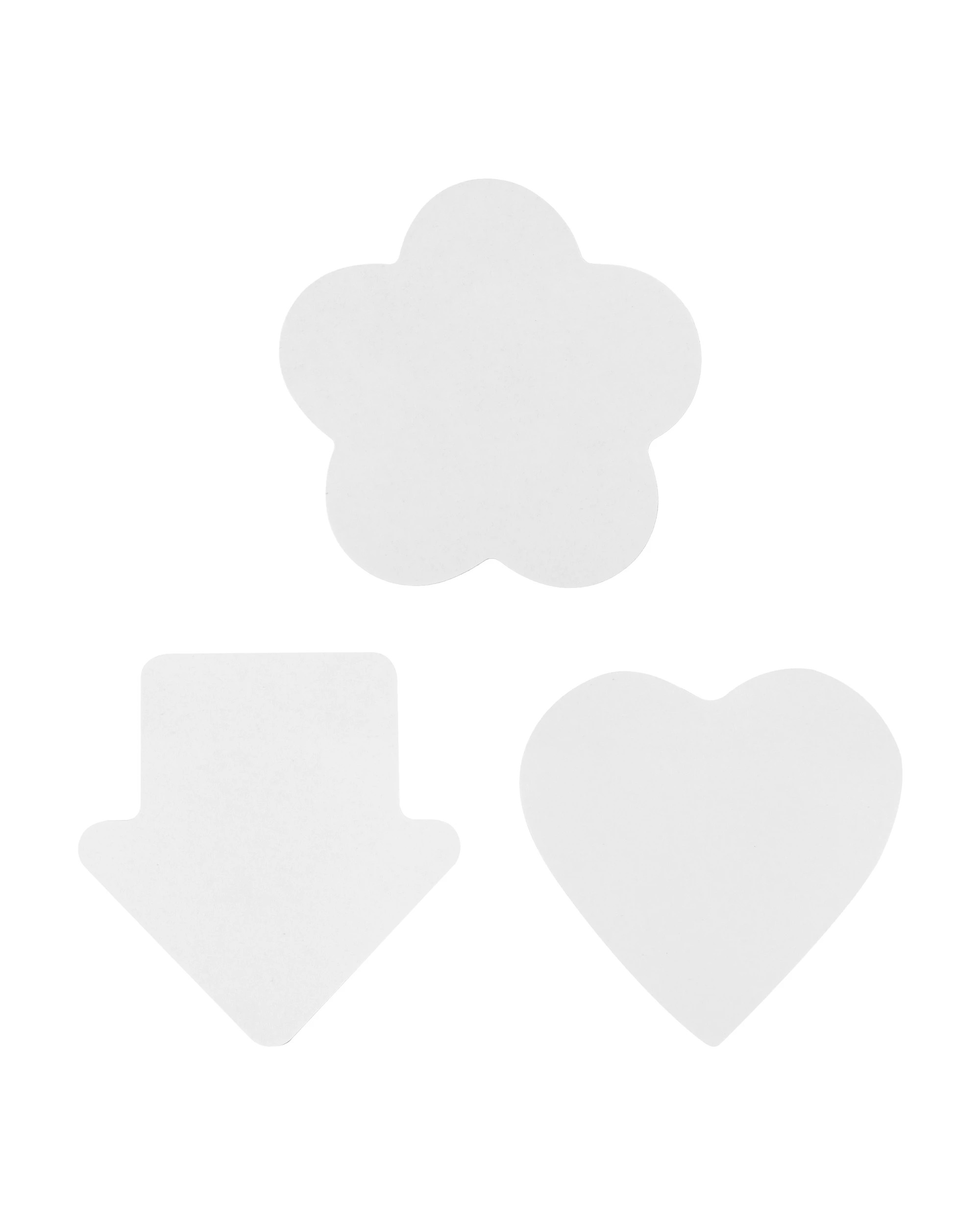 4 100 Pack Shaped Sticky Notes - Assorted, 4 of 4