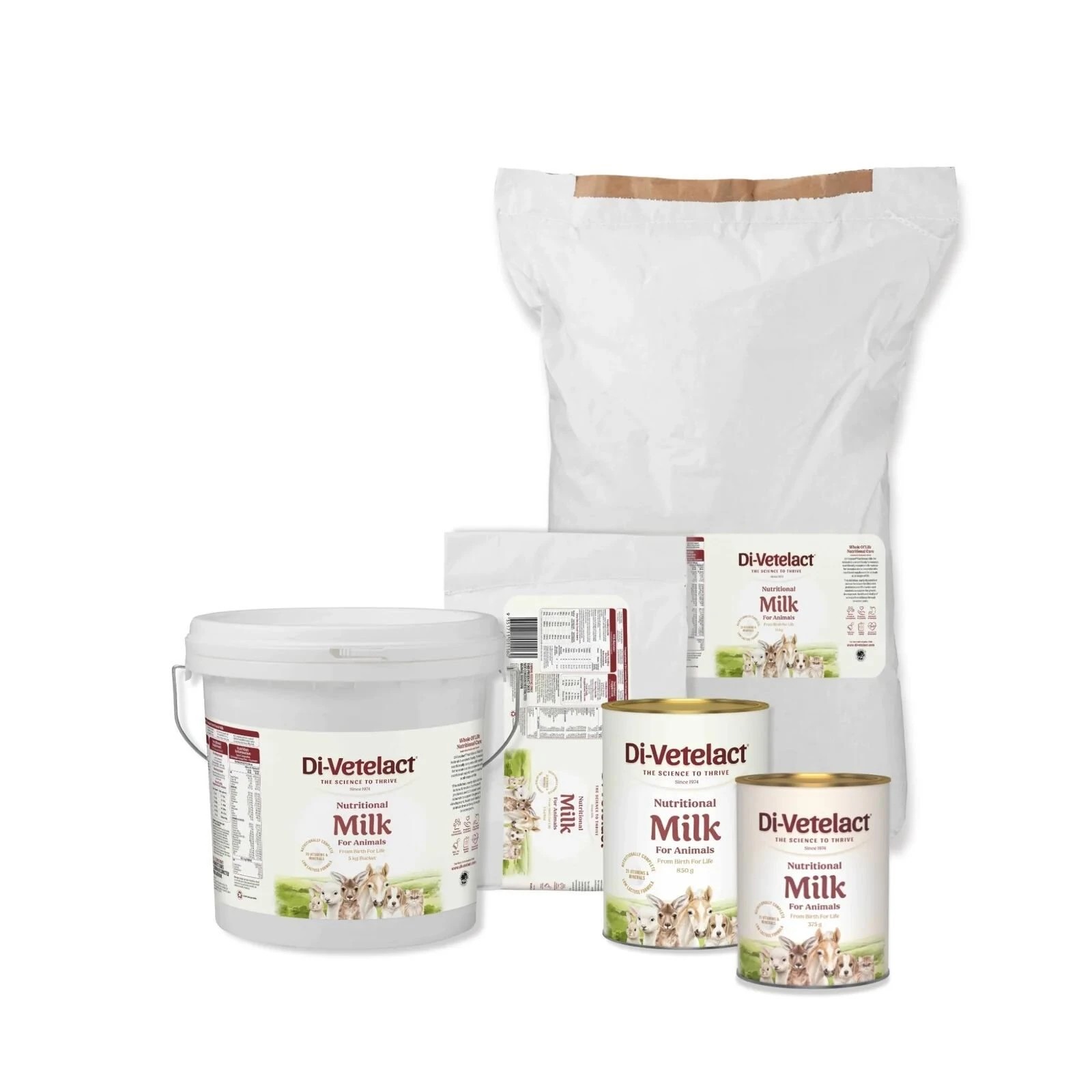 2 Di-vetelact Original, Animal Milk Replacement - 850gm, 2 of 2