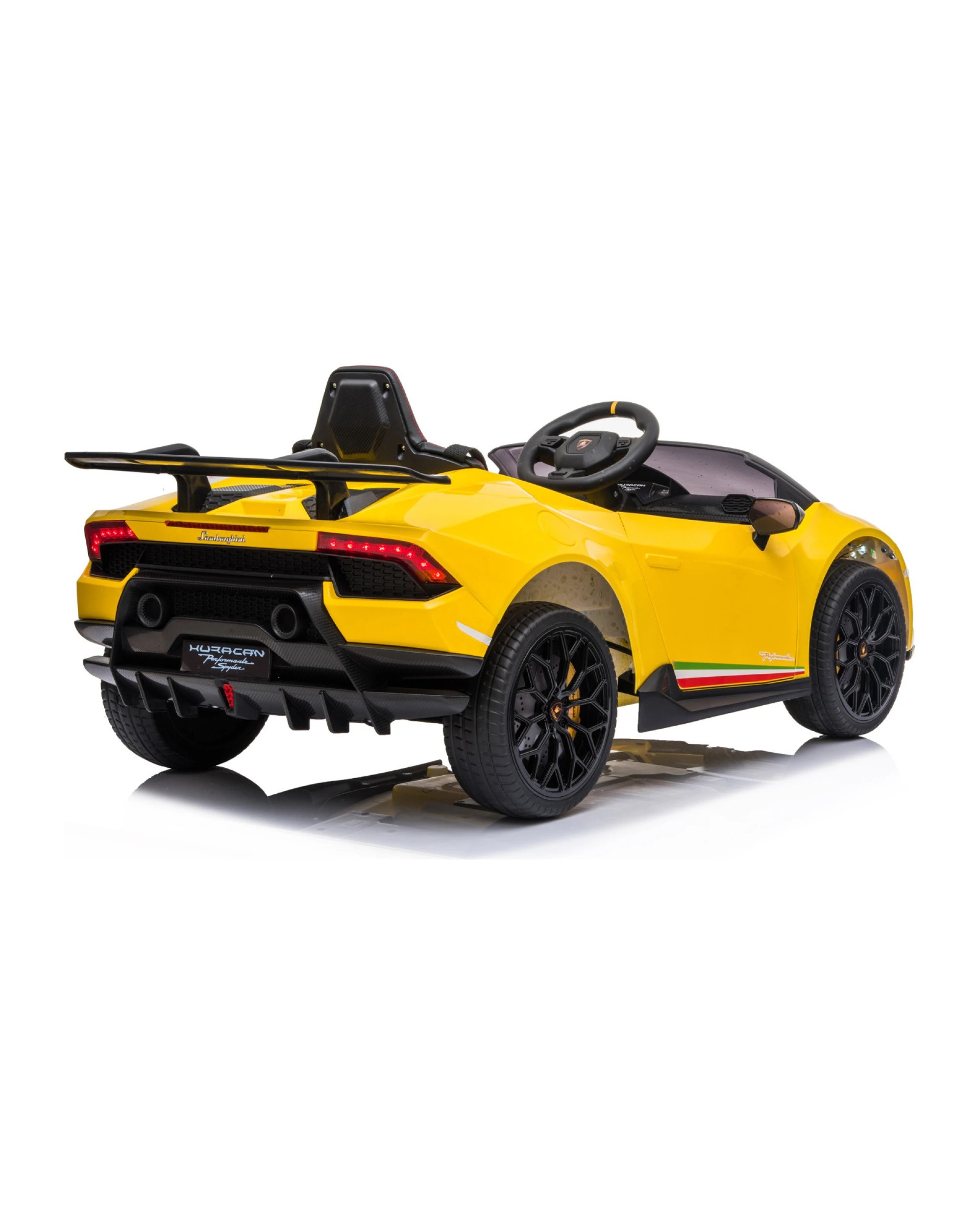 2 Kahuna Lamborghini Performante Kids Electric Ride On Car - Yellow, 2 of 10