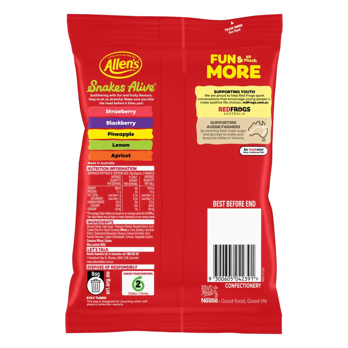 2 Allen's Snakes Alive 200g, 2 of 8