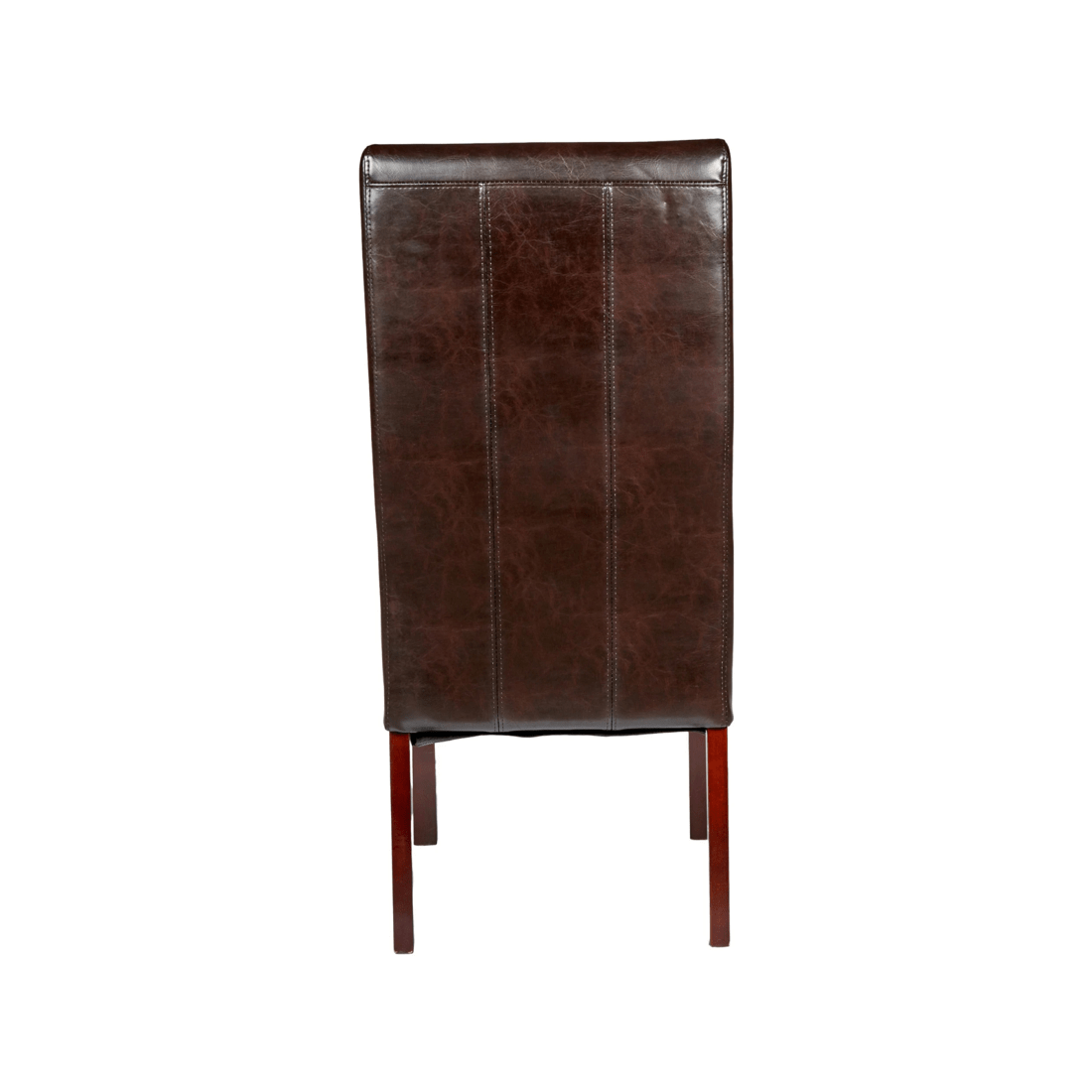 4 BR Home Set of 2 Rome Leather Dining Chairs with Durable Seat, 4 of 7