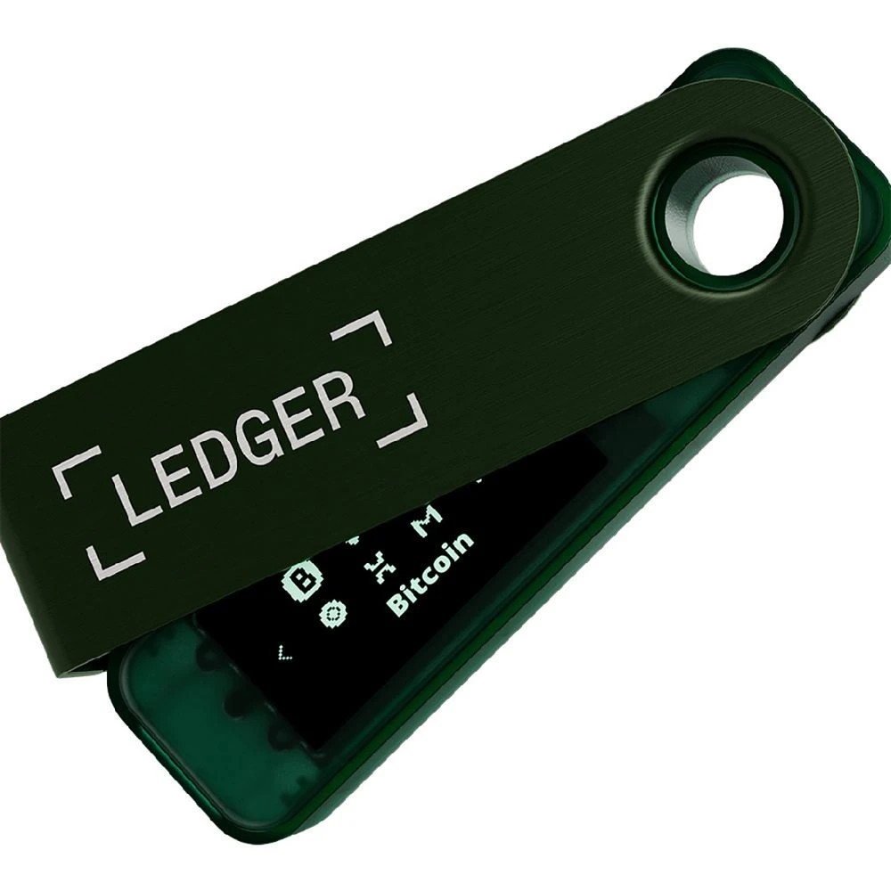 5 Ledger Nano S Plus Crypto Wallet Emerald Green, 5 of 5