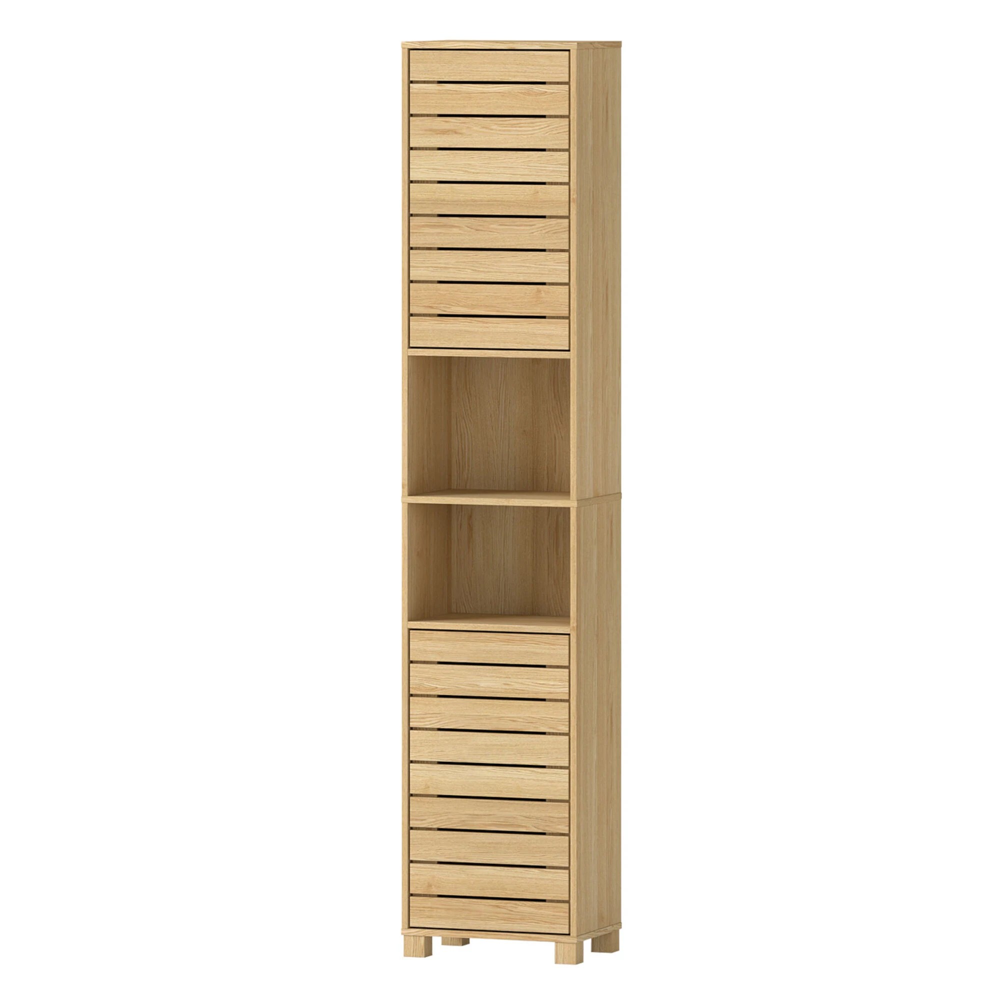 1 Levede Tall Bathroom Cabinet Storage 165cm Tallboy Adjustable Shelf Cupboard, 1 of 9