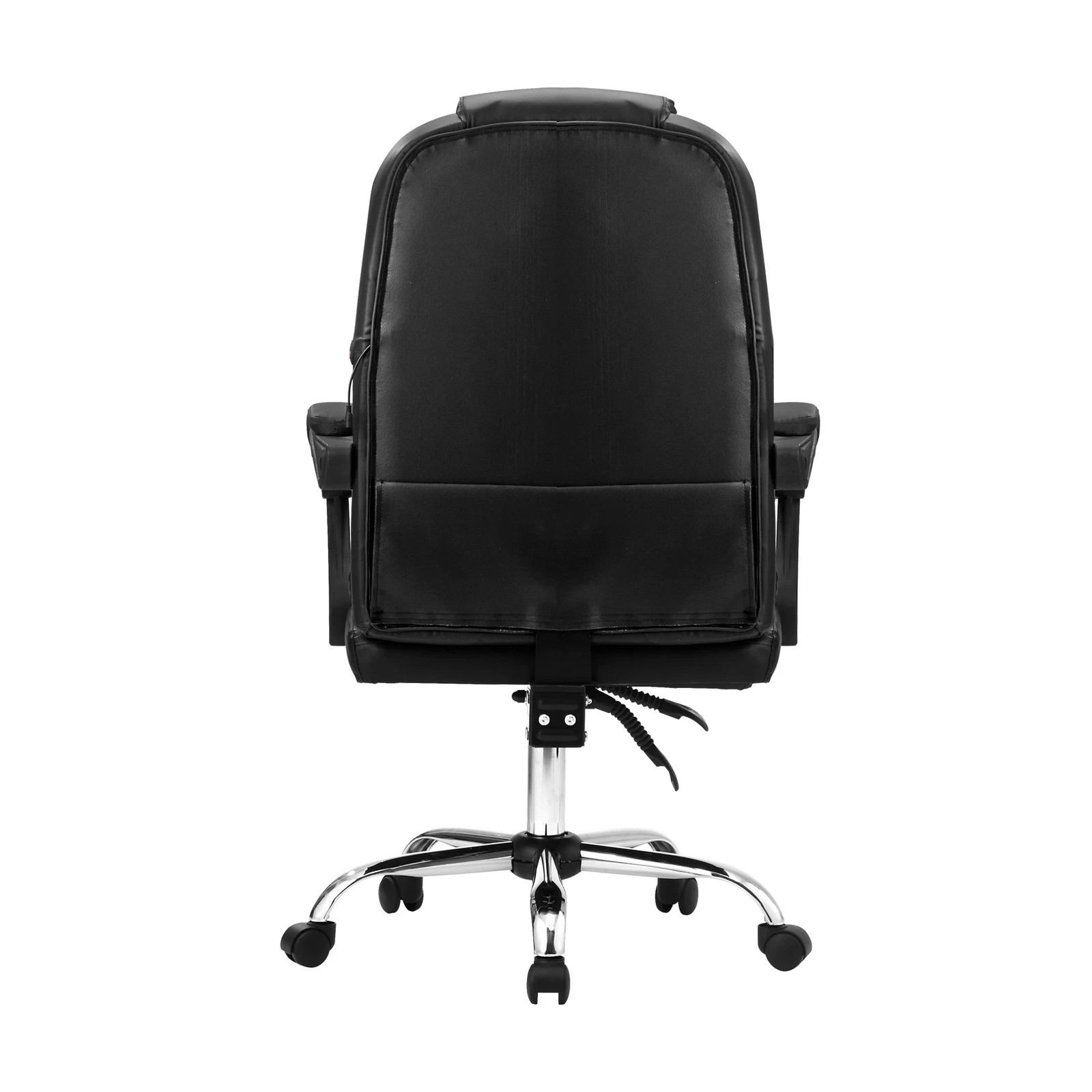 4 Oikiture Massage Office Chair Executive Gaming Racing Chairs PU Leather - Black, 4 of 6