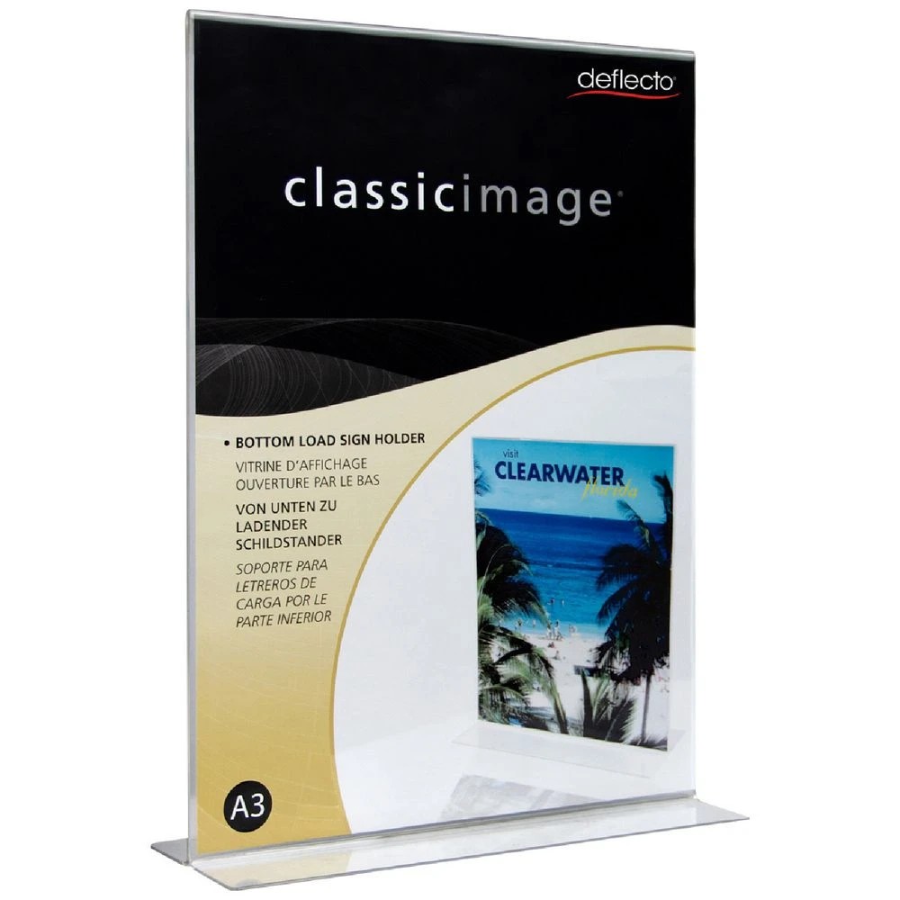 1 Deflecto Double-sided Holder A3 Portrait, 1 of 1