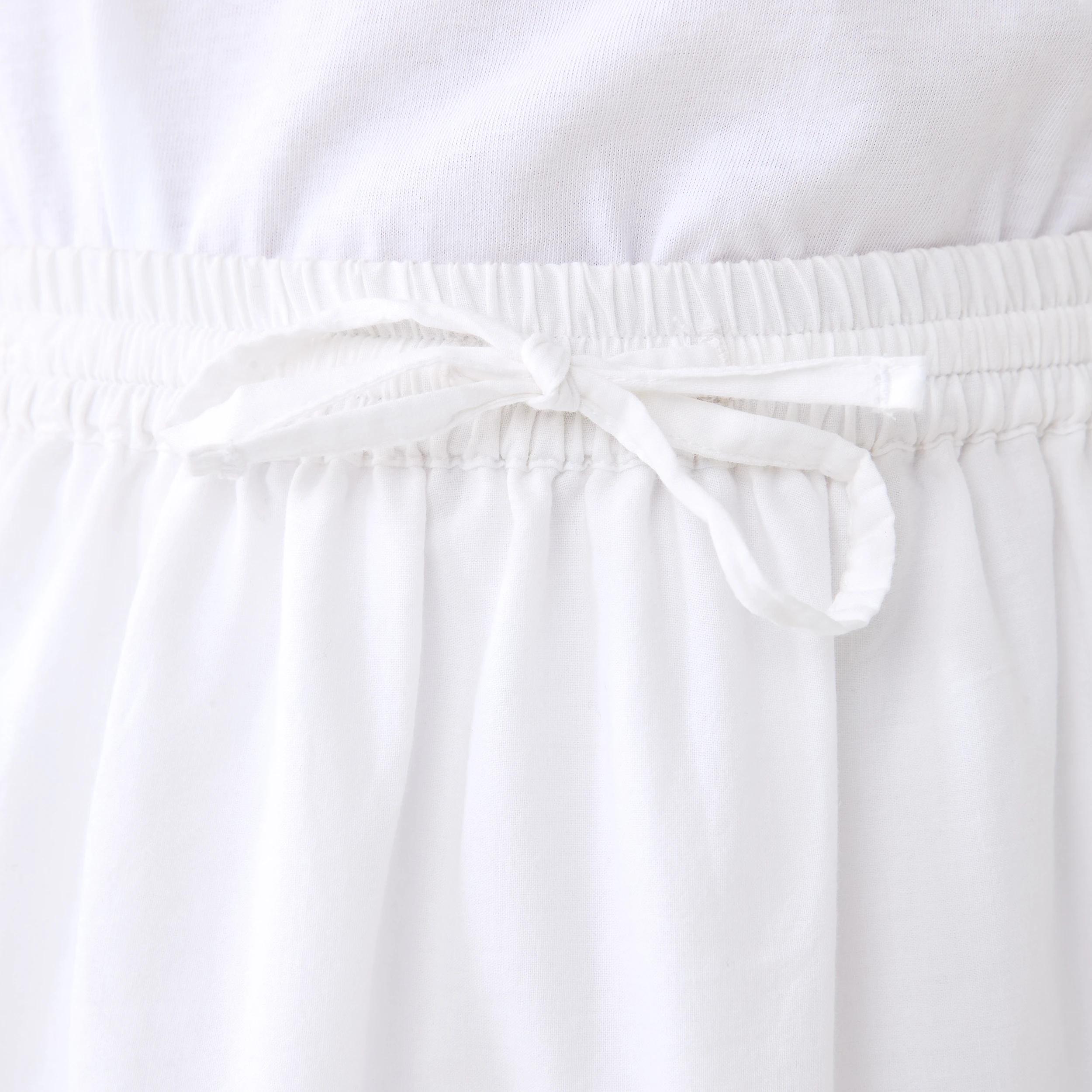 3 Woven Tiered Skirt White, 3 of 6