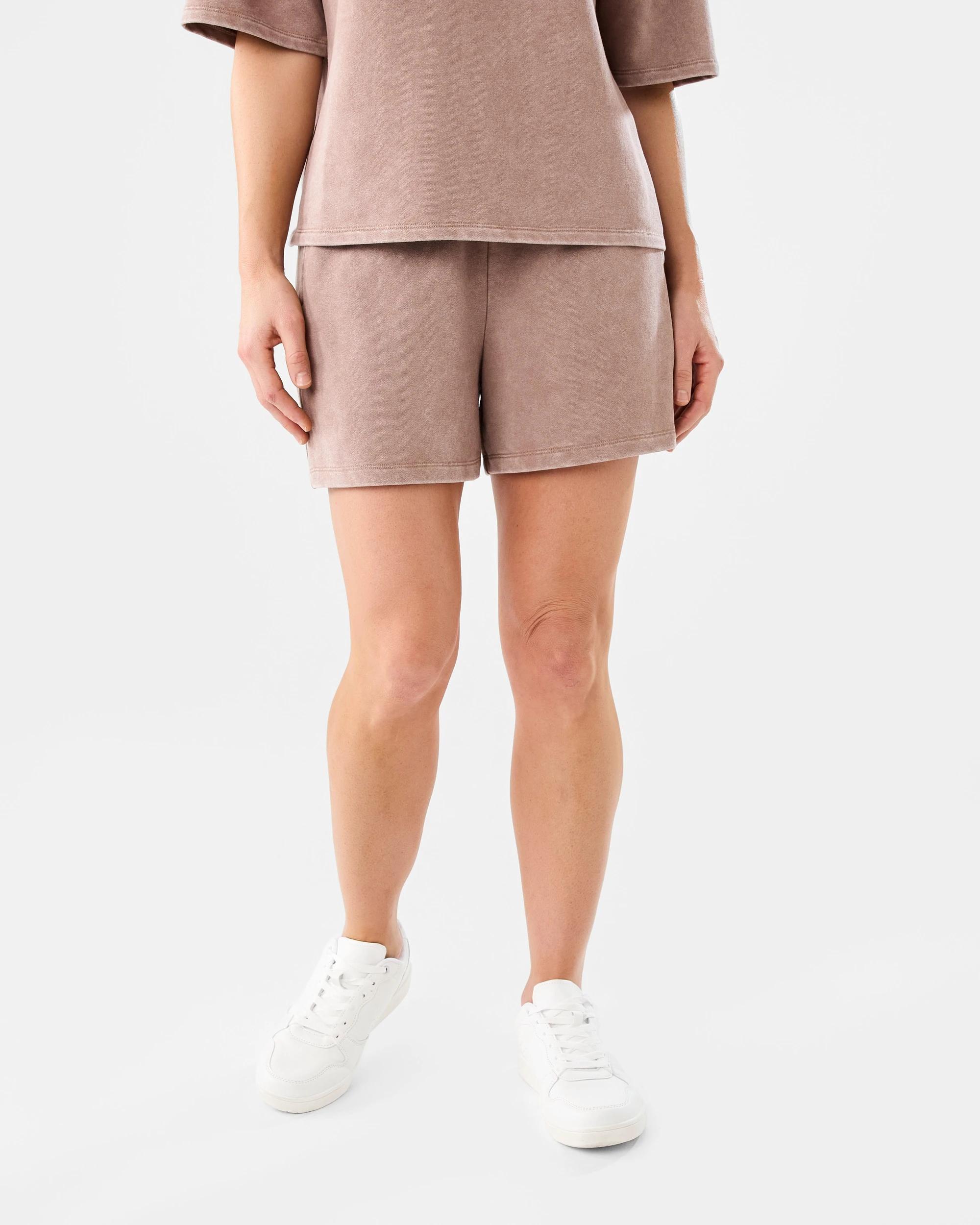 6 Rib Panel Shorts SNP BRN, 6 of 6