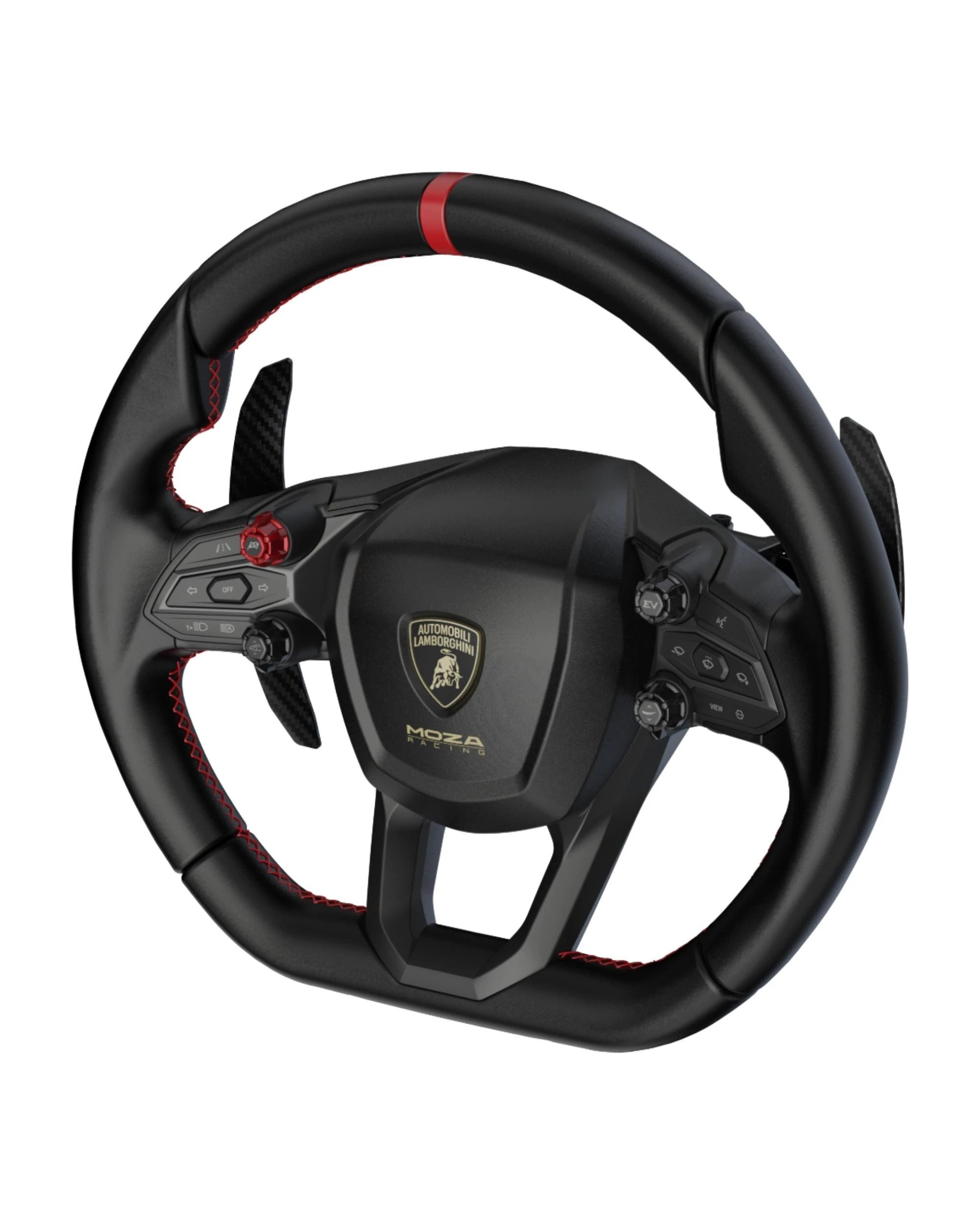 2 MOZA Racing Automobili Lamborghini Revuleto Sim-Racing Steering Wheel - Black, 2 of 8