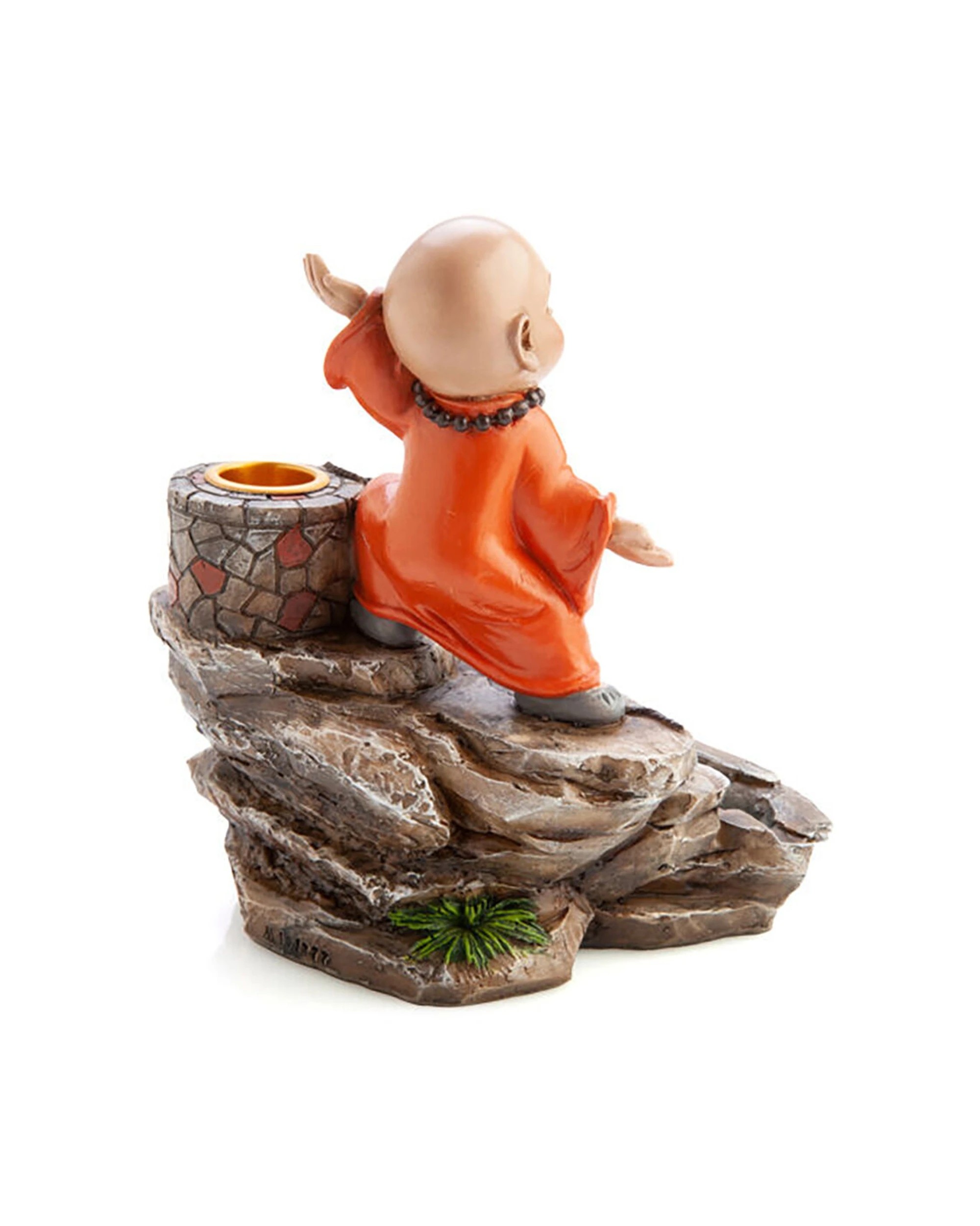 2 MDI Backflow Burner Kung-Fu Monk Incense Burner - Multi, 2 of 4