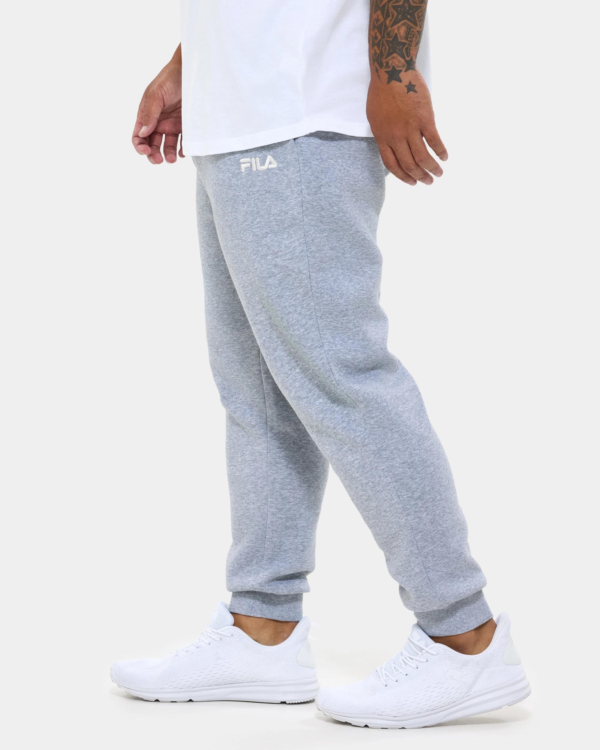 3 Fila Plus Heavyweight Trackpants GREY MARLE, 3 of 7