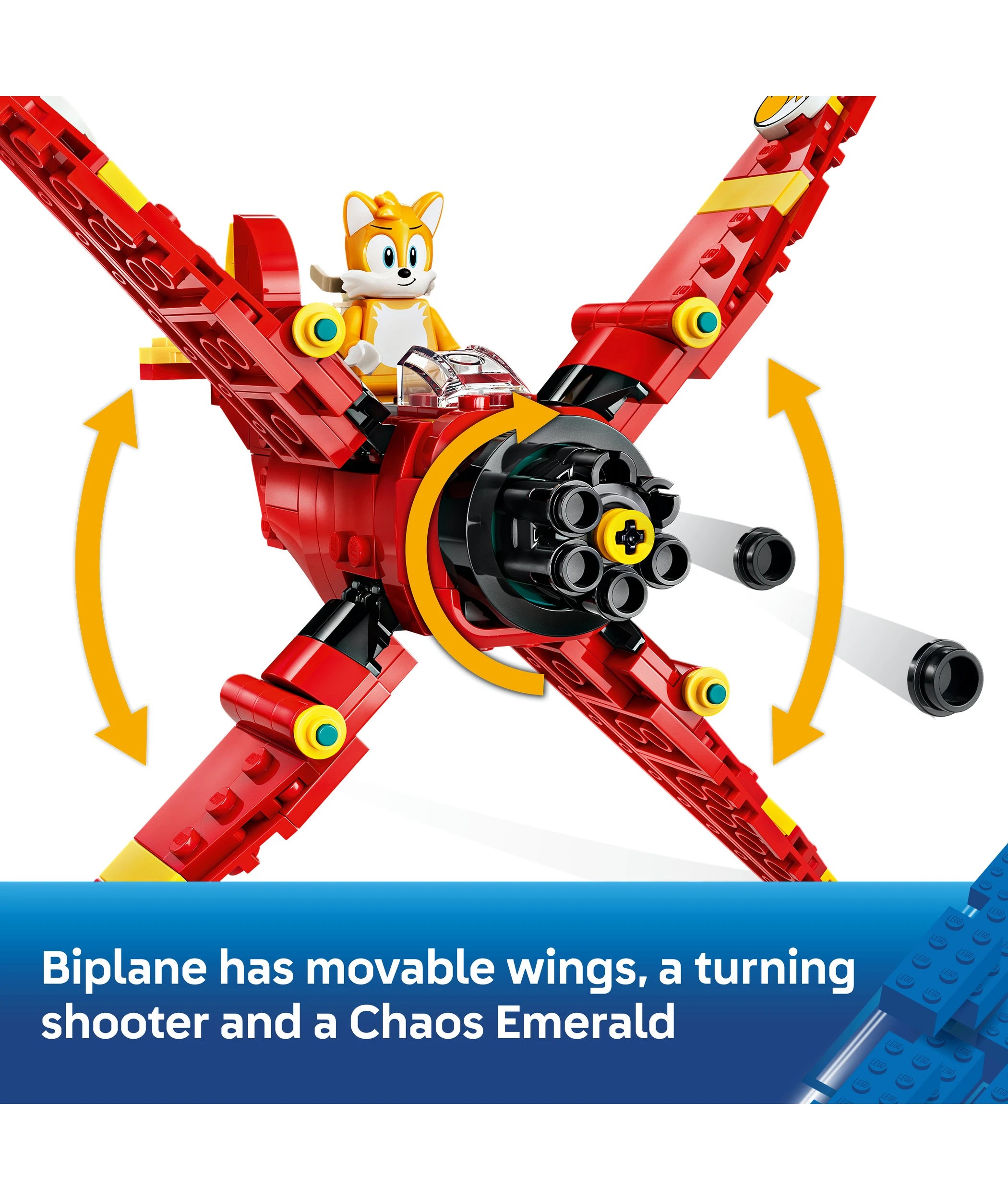 4 LEGO Sonic Tails' Tornado-1 77119, 4 of 10