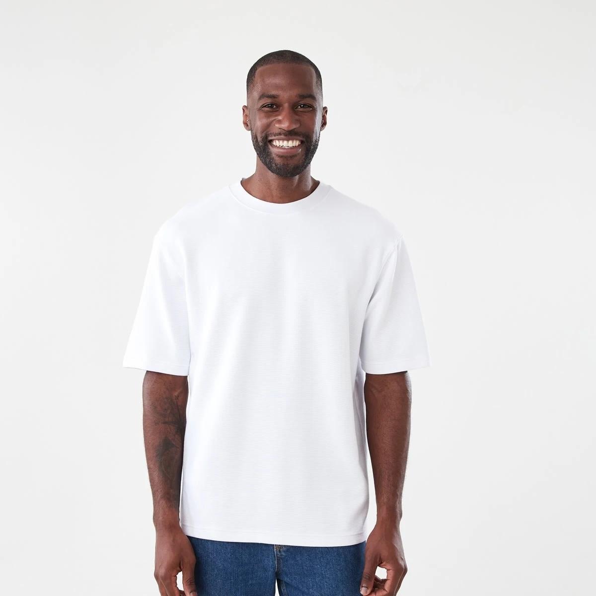 1 Oversized Ottoman T-shirt White, 1 of 5