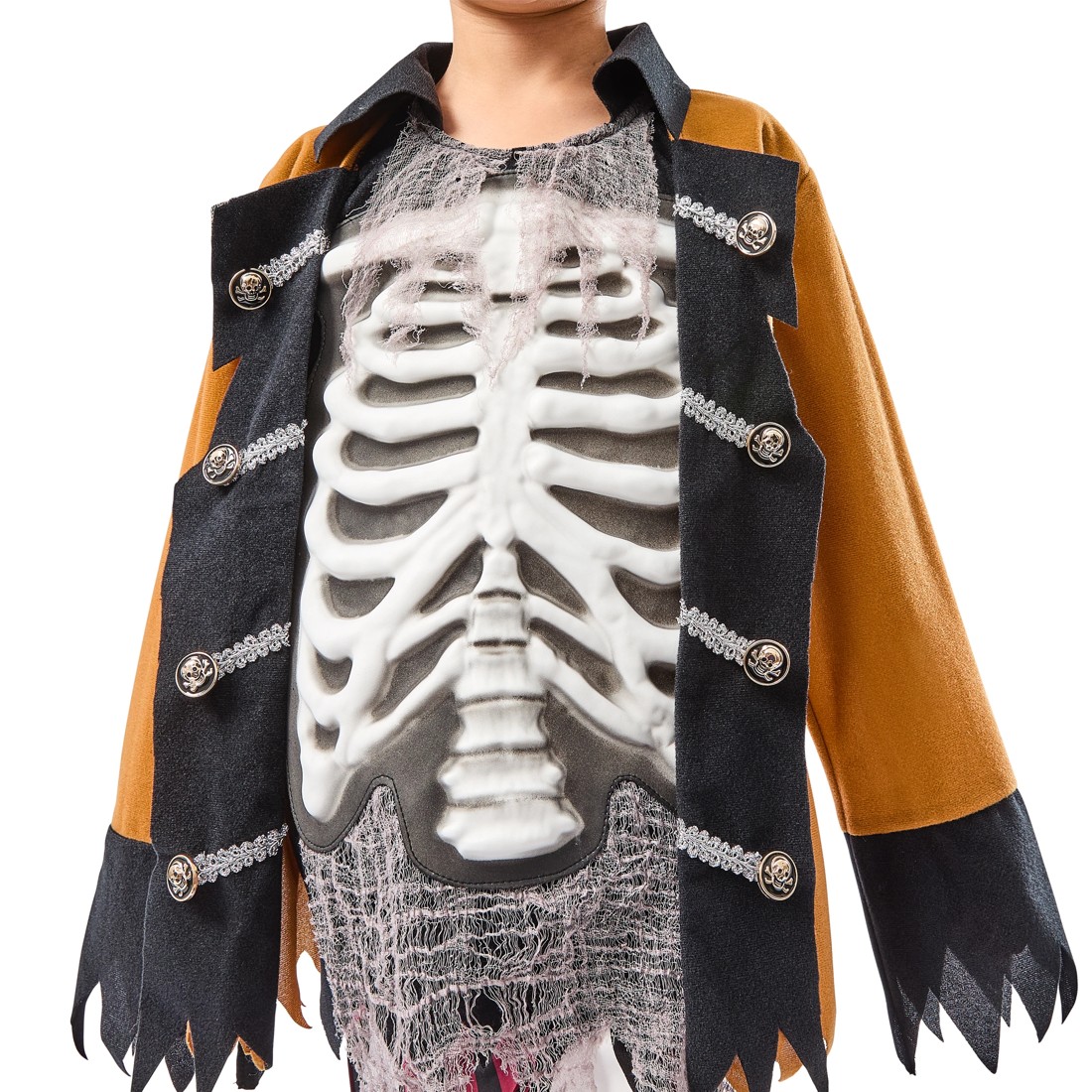 6 3 Piece Zombie Pirate Costume - Ages 6-8, 6 of 10