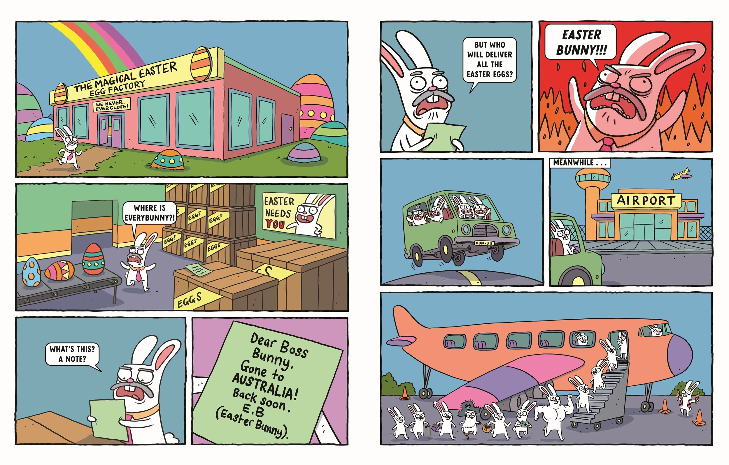 2 Can You Find The Easter Bunny? Around Australia by Dean Rankine - Book, 2 of 3