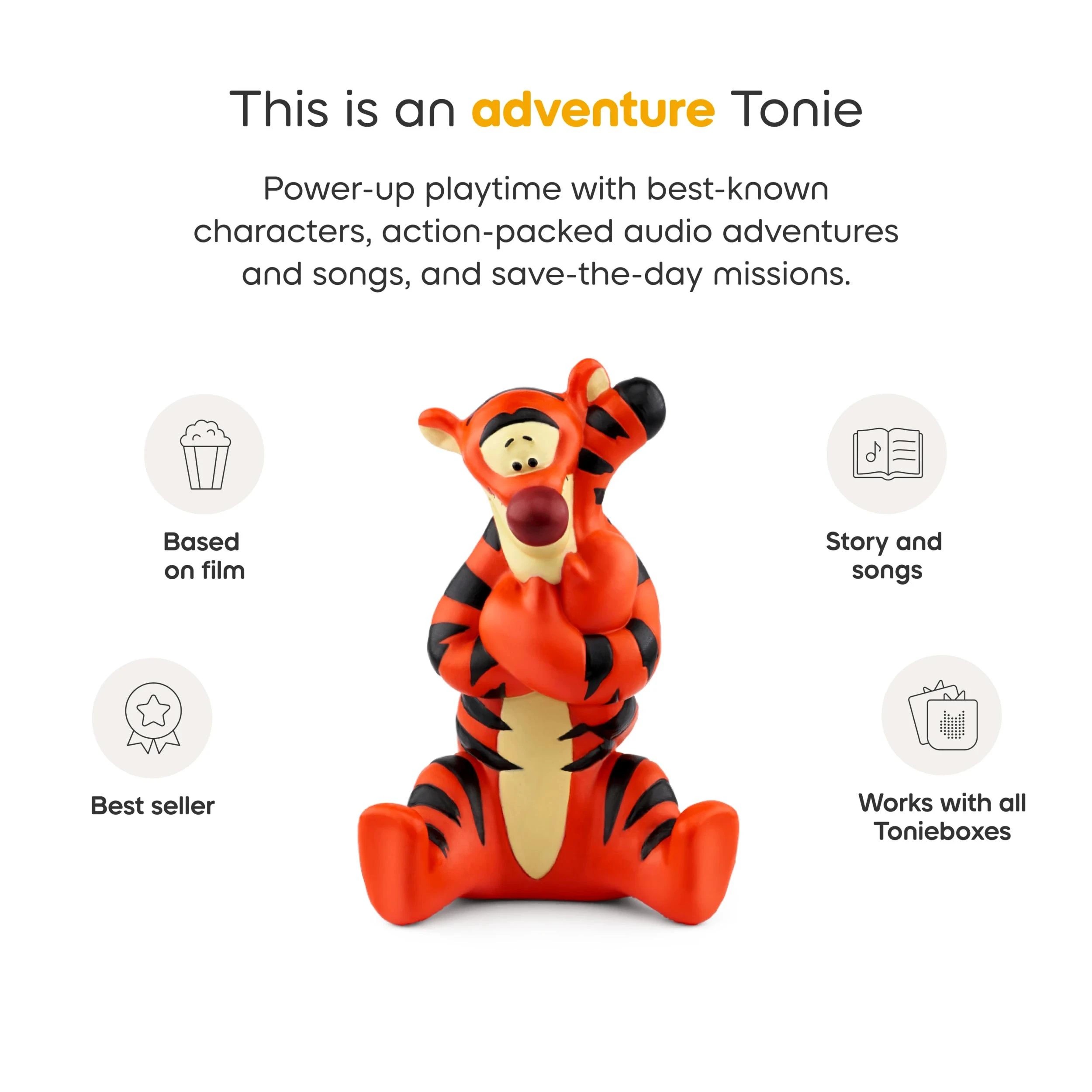 5 Disney Winnie the Pooh - Tigger Tonies Audio Character - Multi, 5 of 6