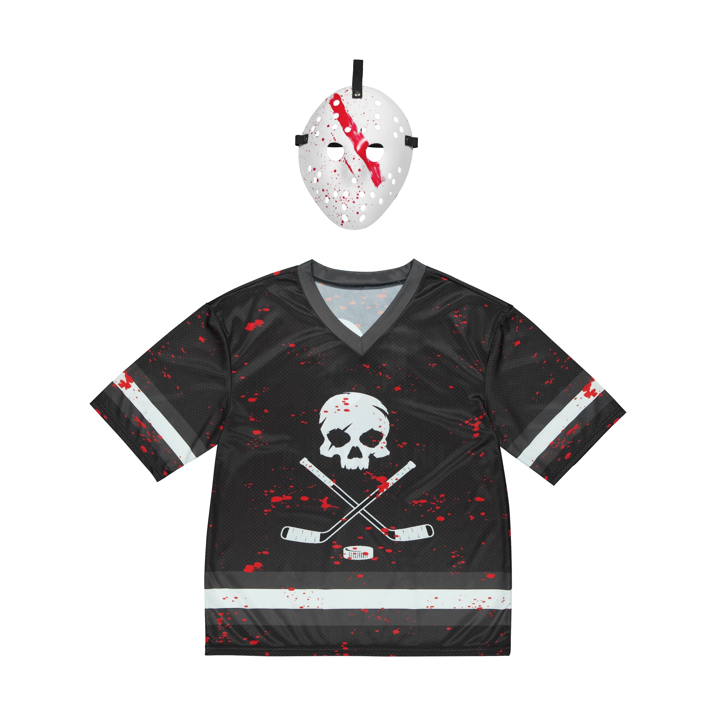 2 2 Piece Jersey Costume with Mask - Ages 12+, 2 of 6