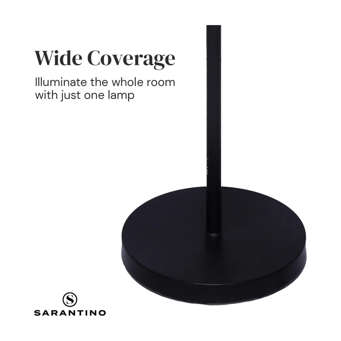 4 Sarantino 4-Light Industrial Floor Lamp, 4 of 10