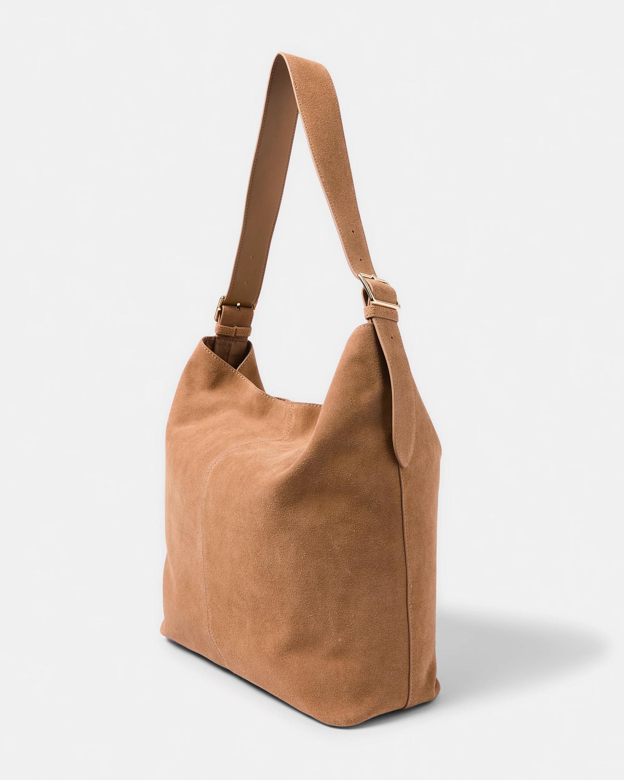 2 Leather Tote Bag Des Camel, 2 of 5