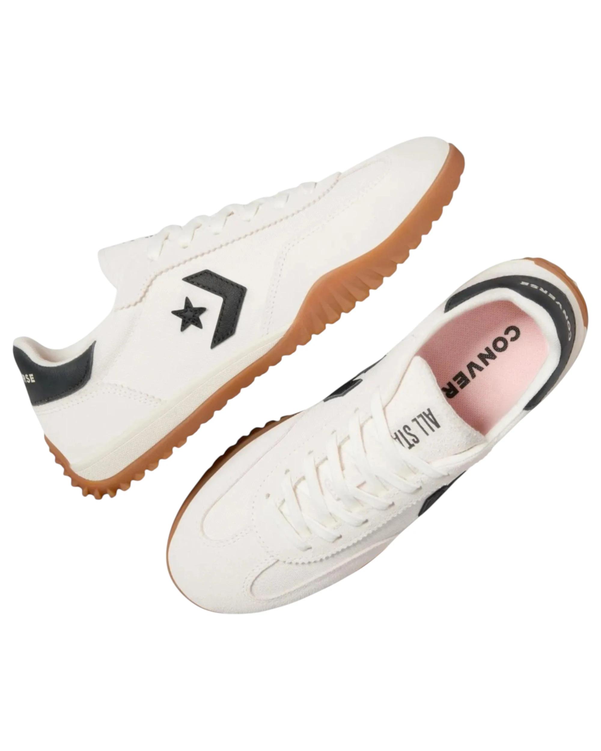 6 Converse Unisex Run Star Trainer Low Top Egret Casual Shoes Egret/black/honey, 6 of 9