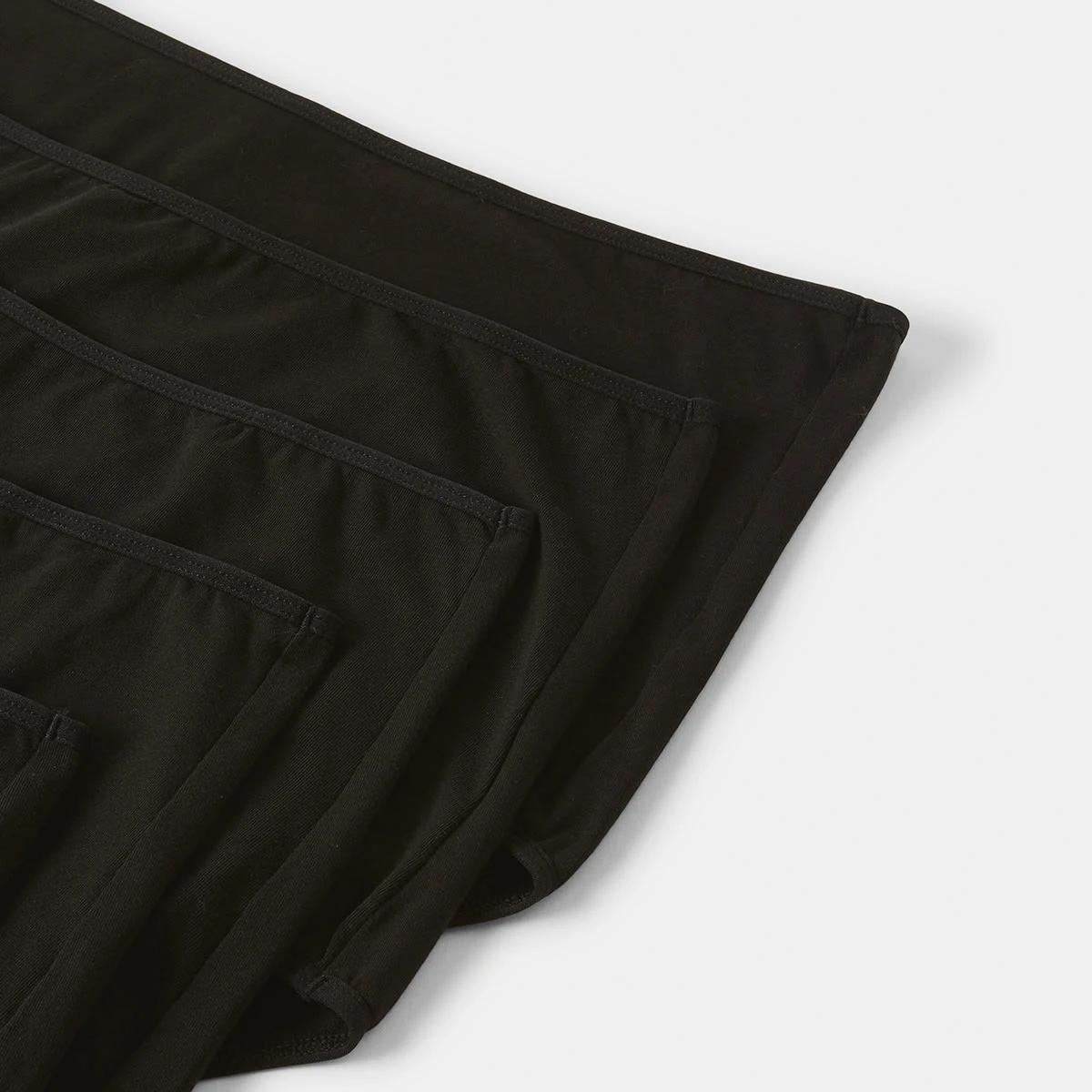 2 5 Pack Curve Cotton Stretch Full Briefs Black, 2 of 6