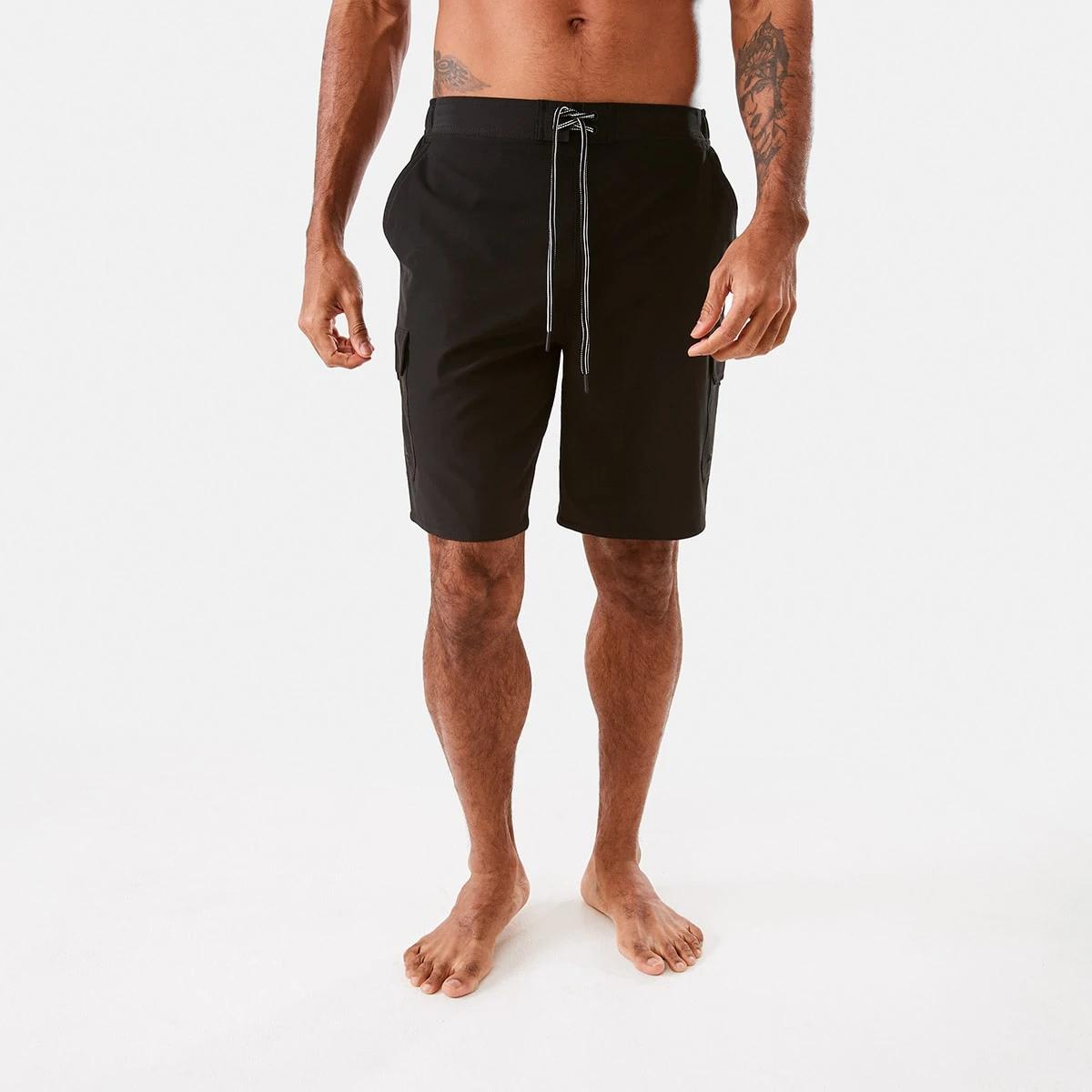 7 Stretch Cargo Boardshorts Black, 7 of 7