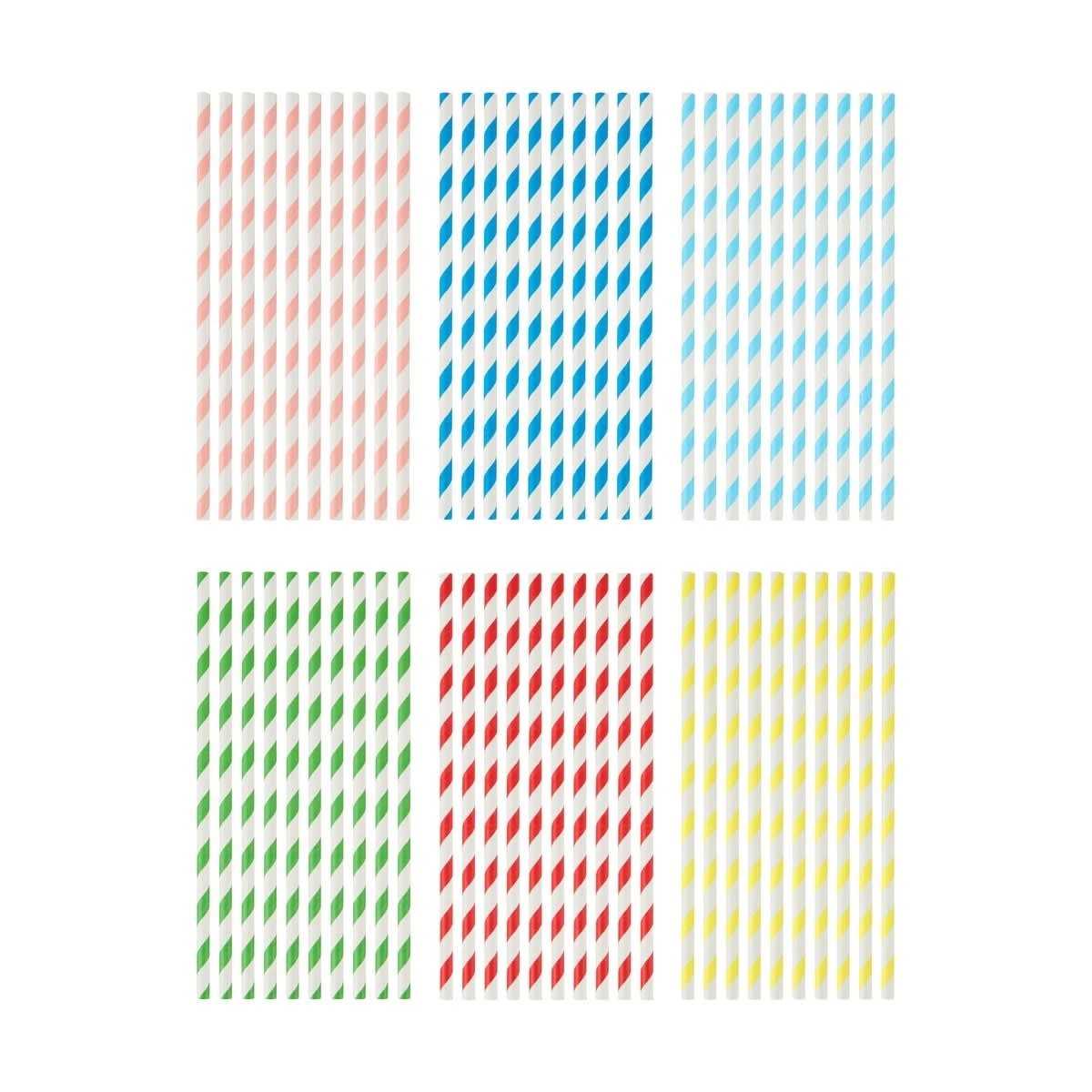 2 50 Piece Bright Paper Straws, 2 of 3