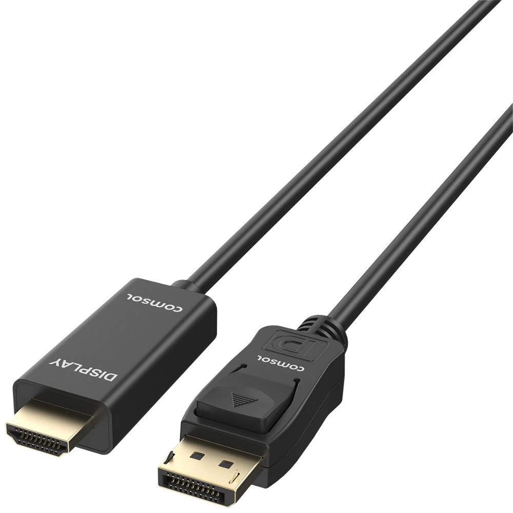 4 Comsol DisplayPort to HDMI Cable 4K 1m Black, 4 of 4