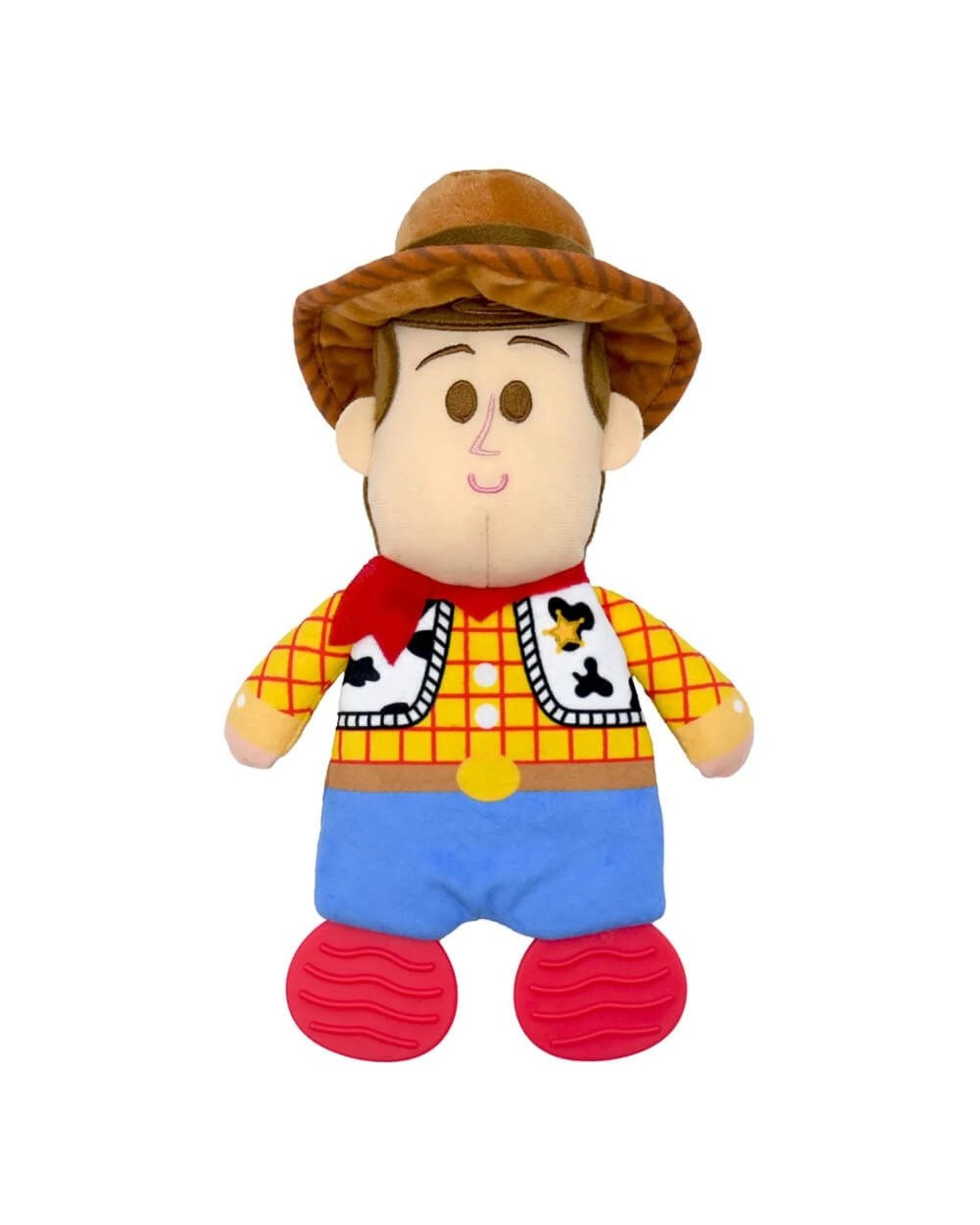 2 Disney Pixar Toy Story Woody Sensory Blankie with Teether Feet, 2 of 3