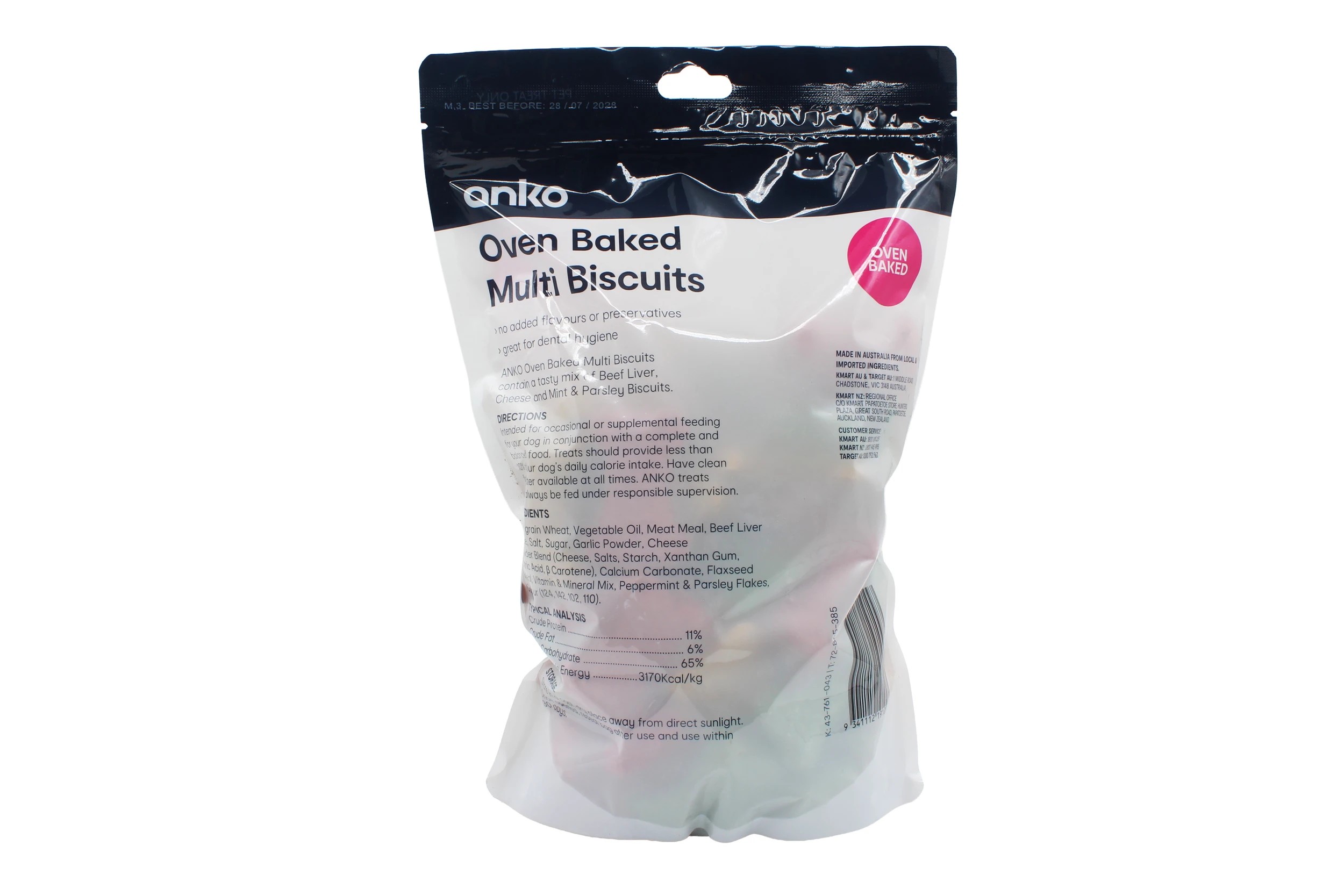 2 Anko Oven Baked Biscuits - 1000g - Multi, 2 of 2
