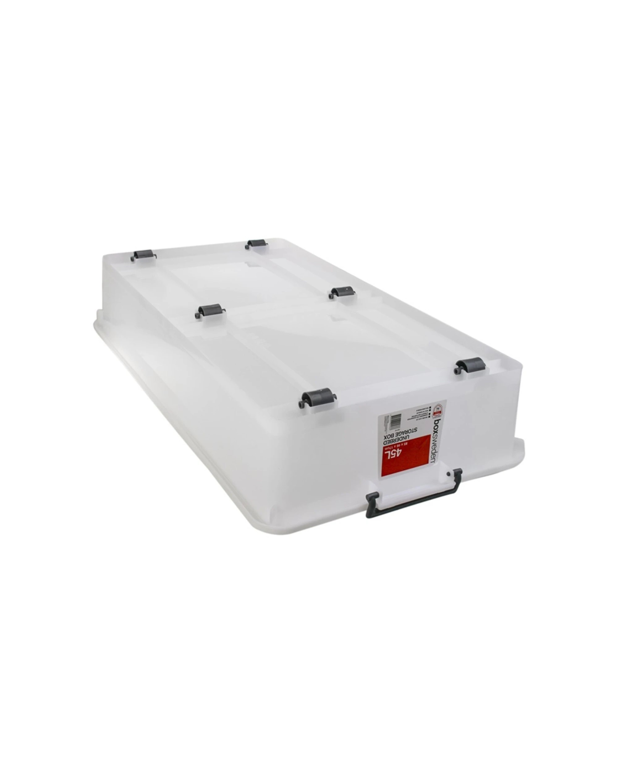 2 Boxsweden Heavy Duty 45l Storage Box Underbed 84.5cm Container Organiser Case
 - White, 2 of 3