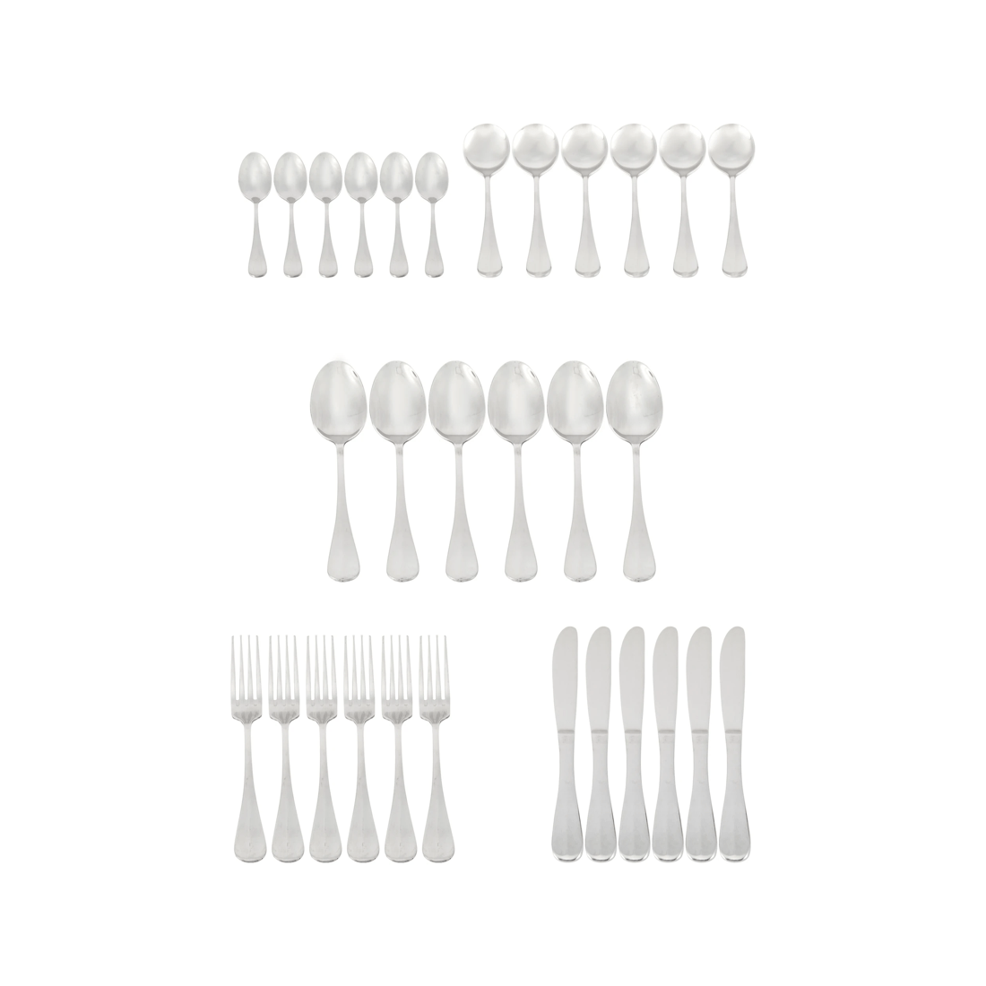 4 30 Piece Baguette Cutlery Set, 4 of 5