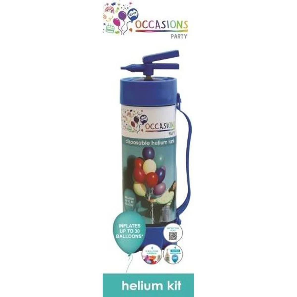 1 Alpen Occasions Disposable Helium Tank Kit - Small, 1 of 7
