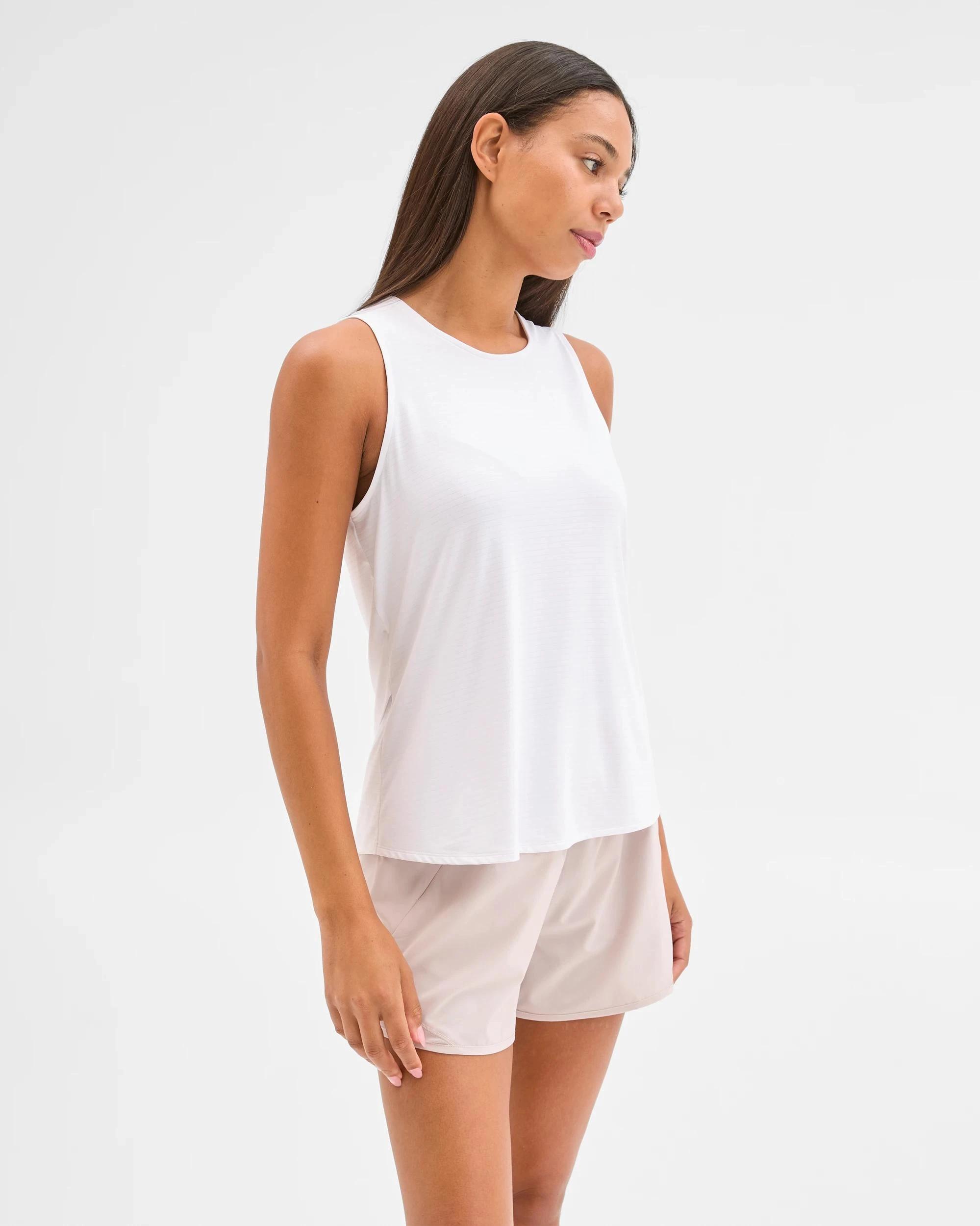 4 Target Active Wrap Back Running Tank Top WHITE, 4 of 8