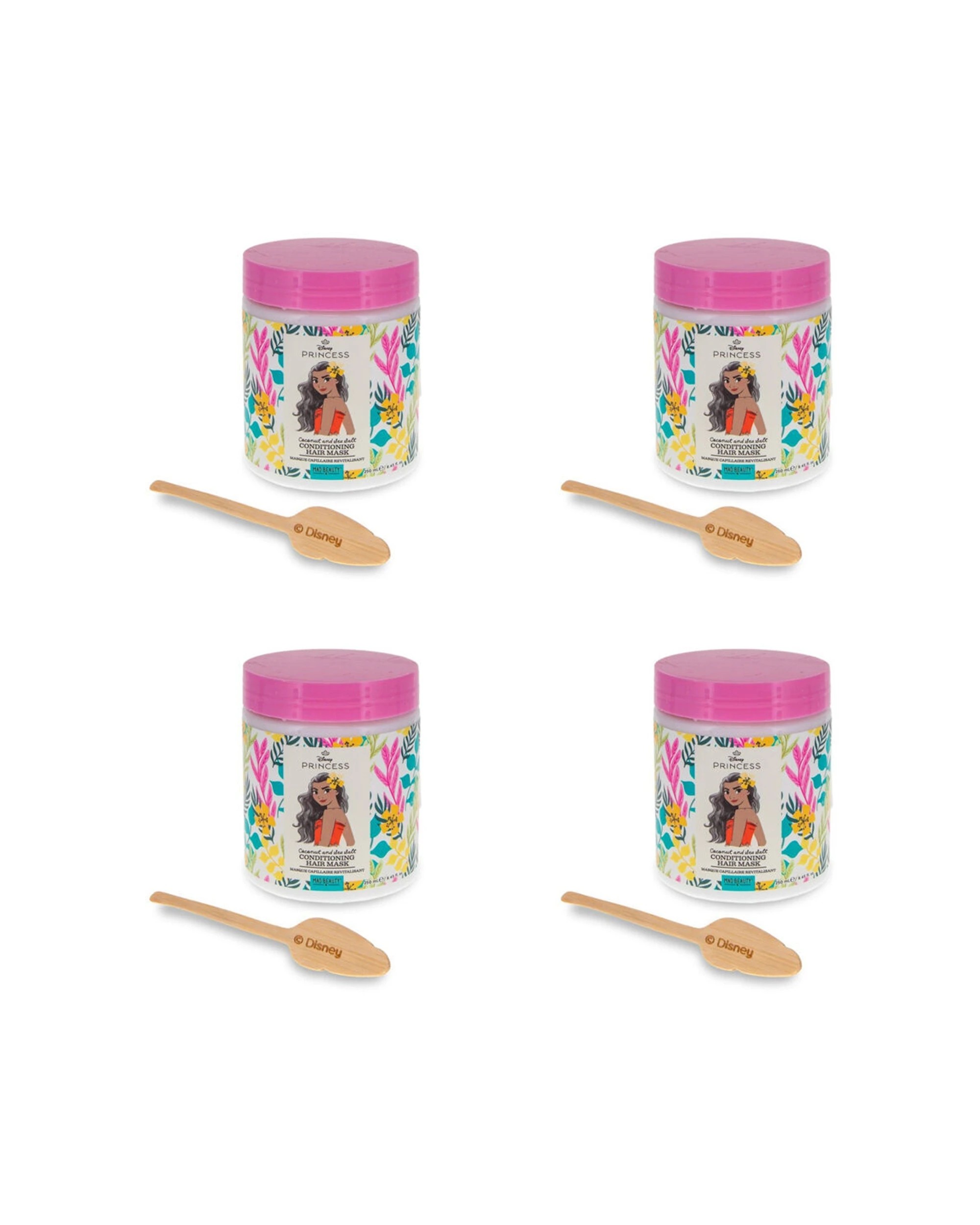 1 Disney Moana Shea Butter And Algae Extract Hair Mask 4PK Coconut Seasalt 250ml - Multi, 1 of 2